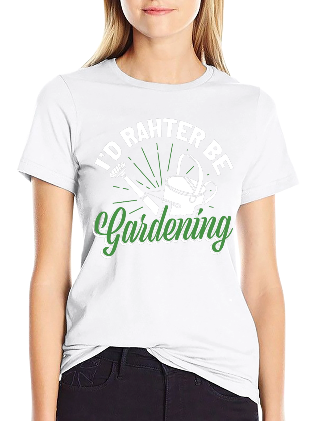 Gardening T-Shirt - Id Rather Be Gardening Tee
