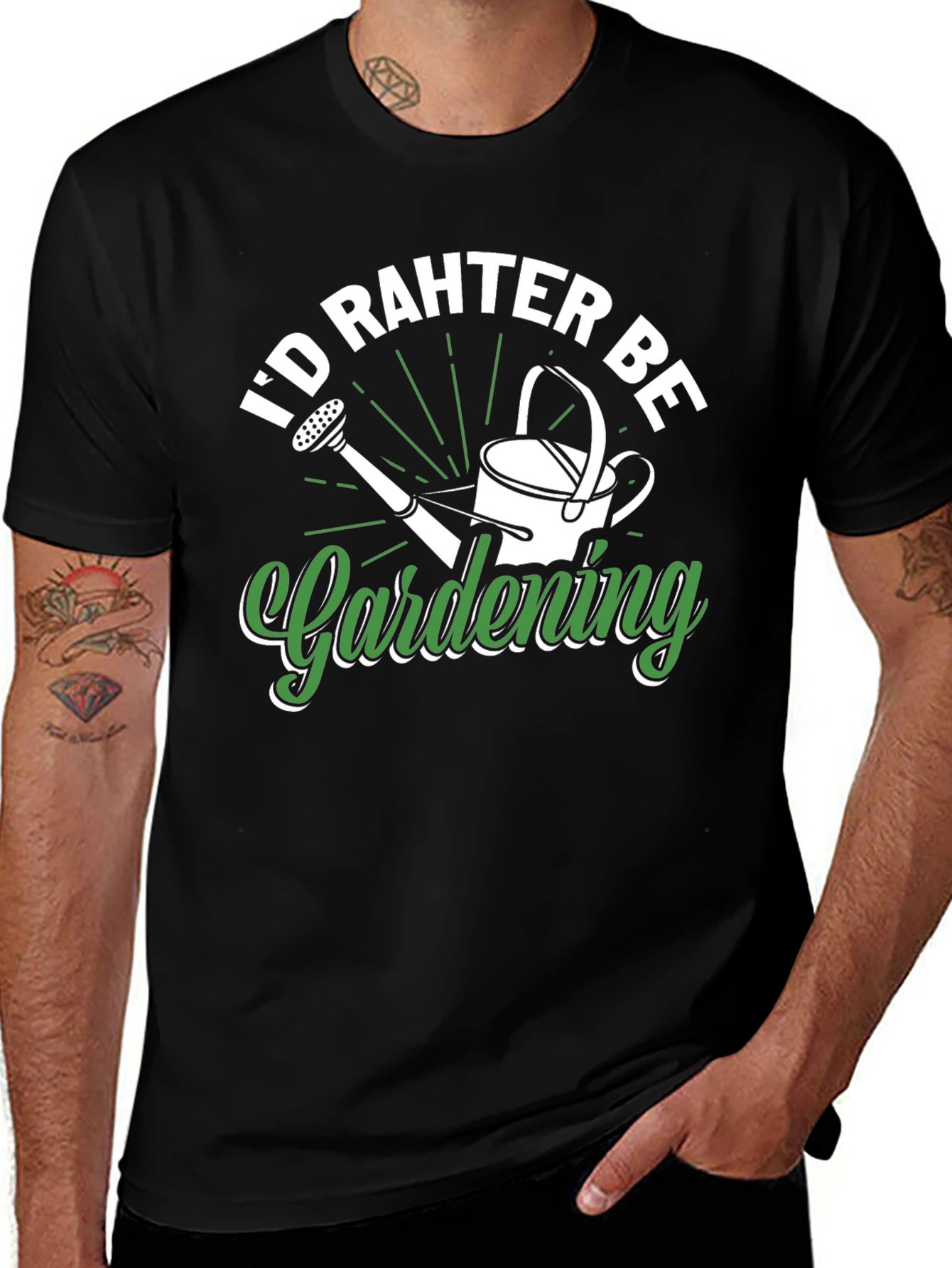 Gardening T-Shirt - Id Rather Be Gardening Tee