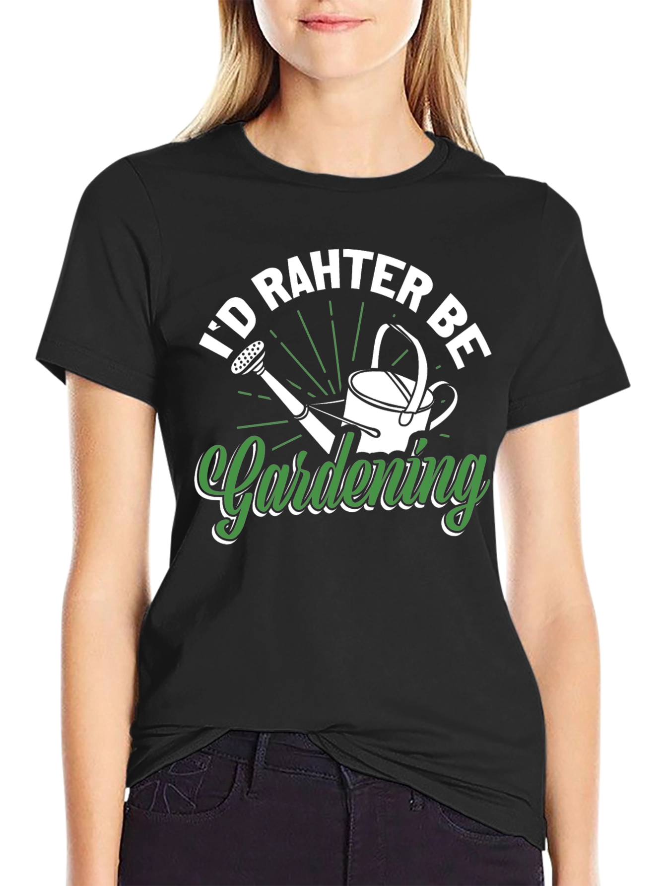 Gardening T-Shirt - Id Rather Be Gardening Tee