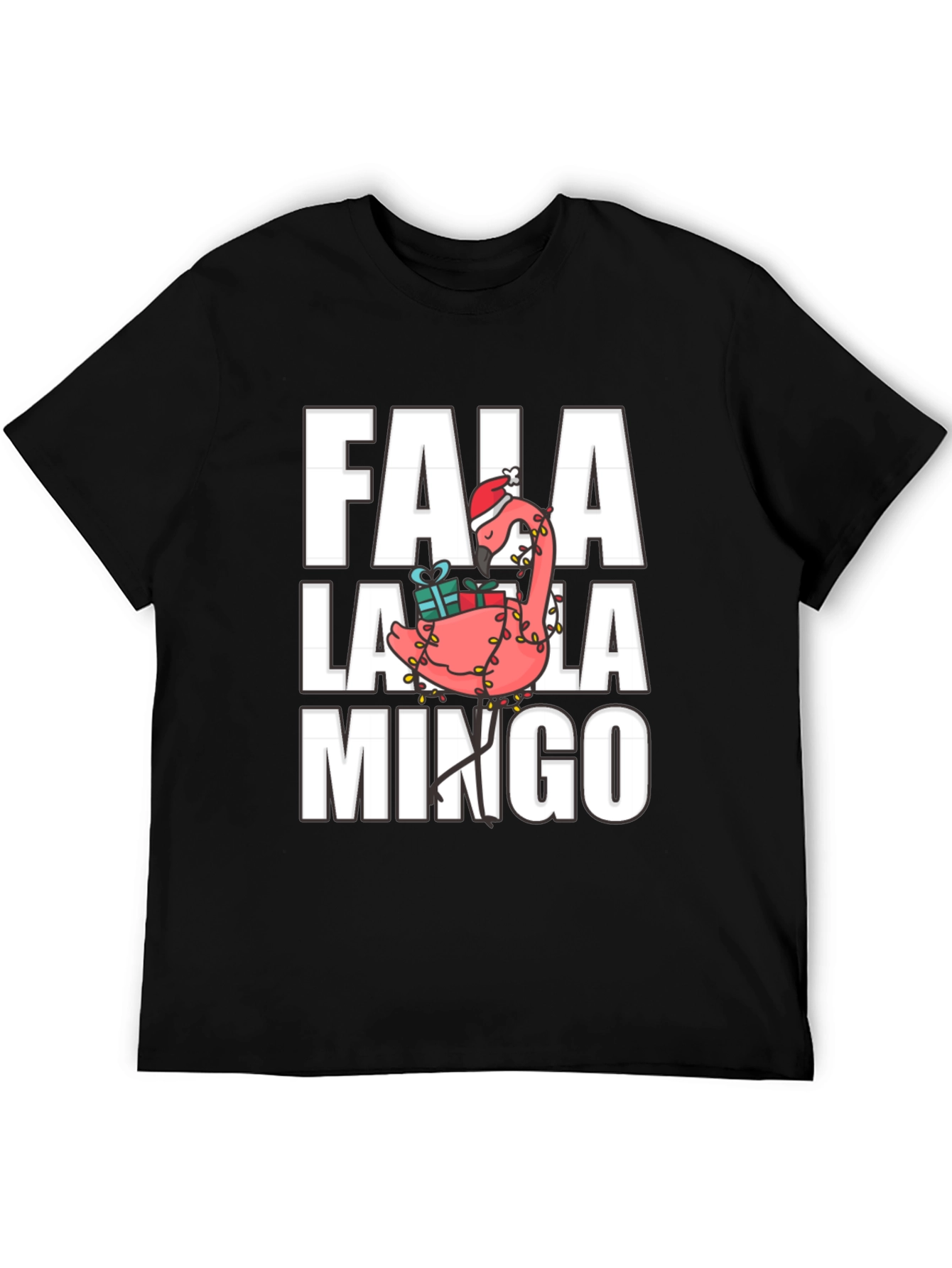 Fa La La Mingo Flamingo Holiday T-Shirt
