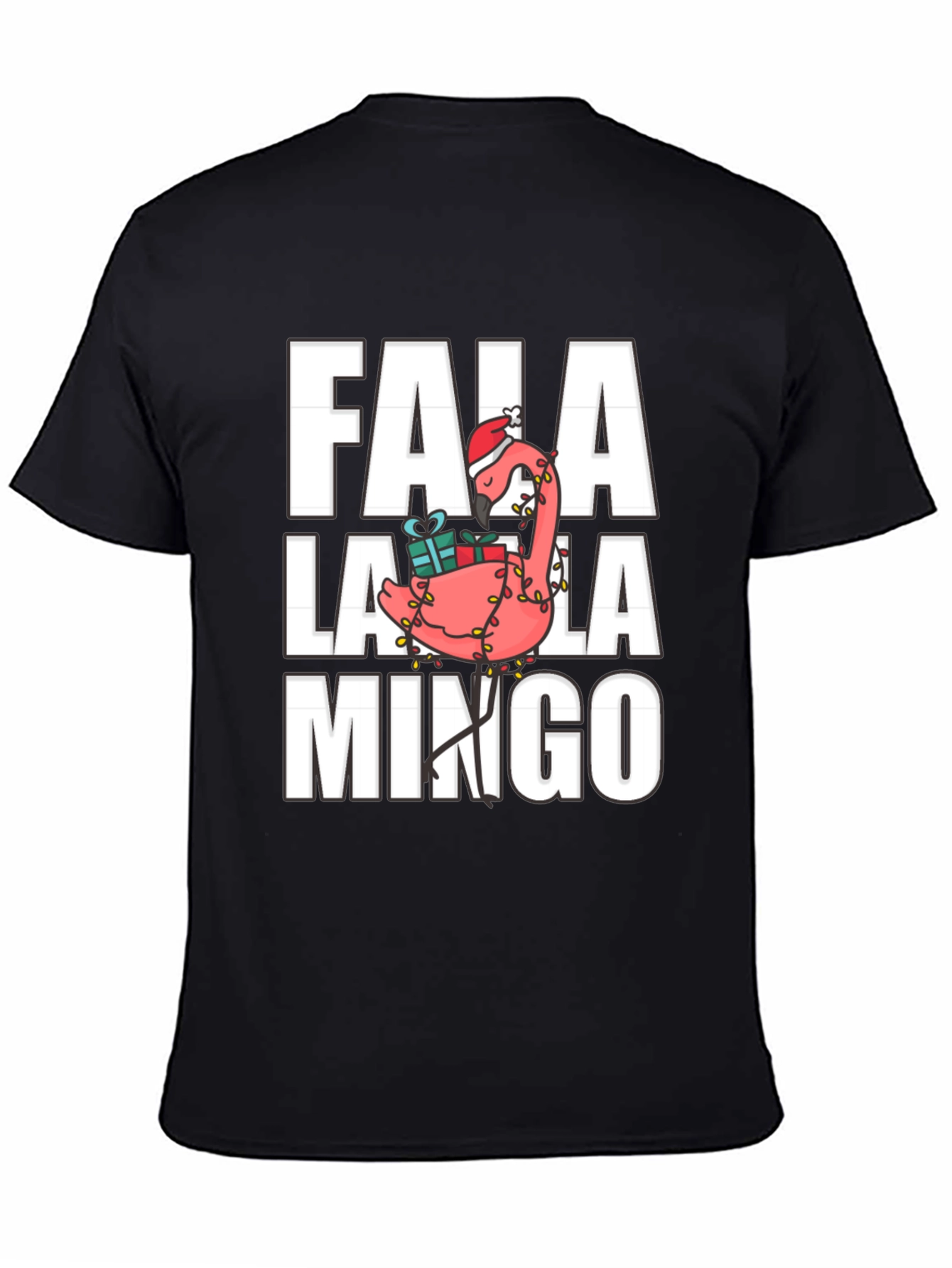 Fa La La Mingo Flamingo Holiday T-Shirt