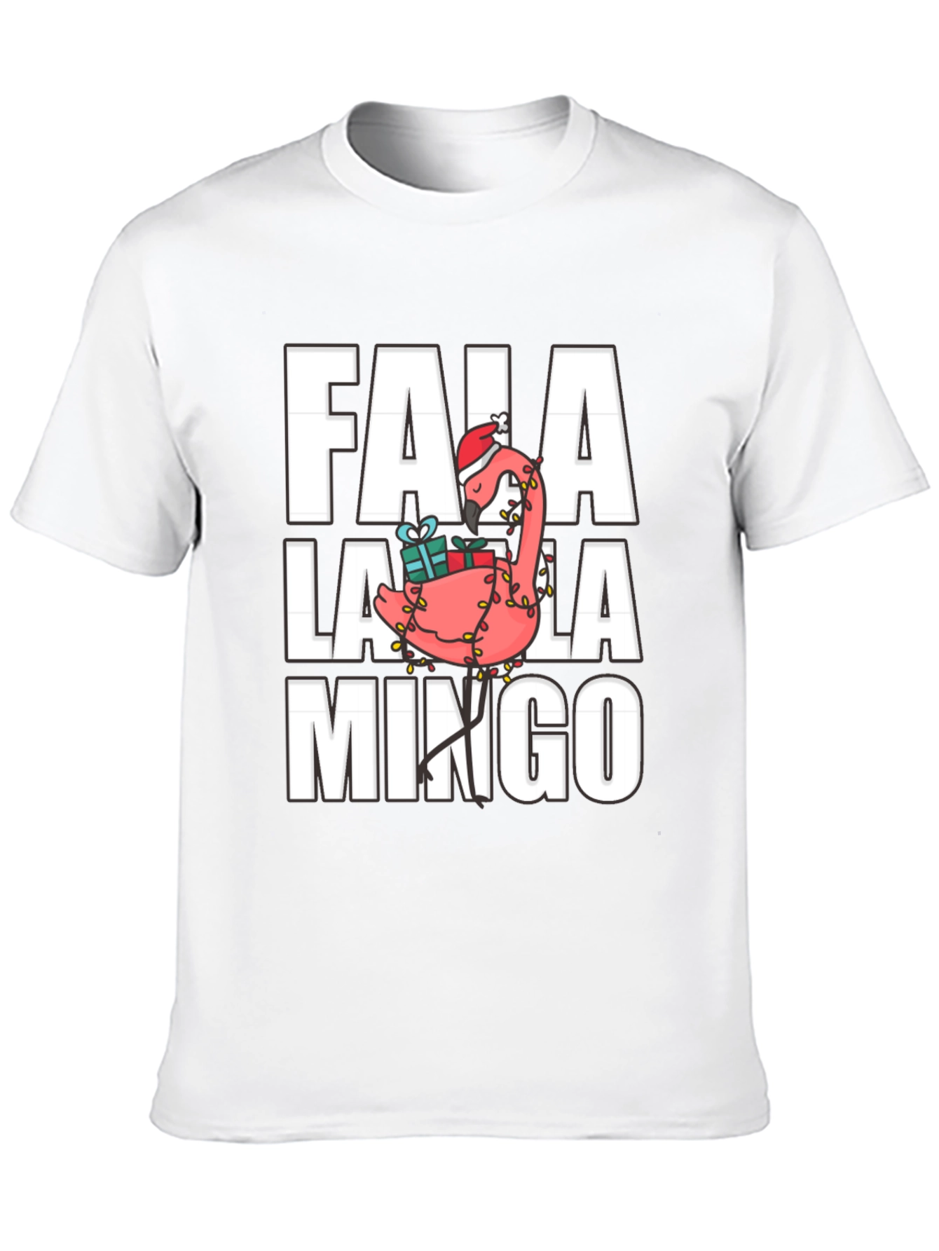 Fa La La Mingo Flamingo Holiday T-Shirt