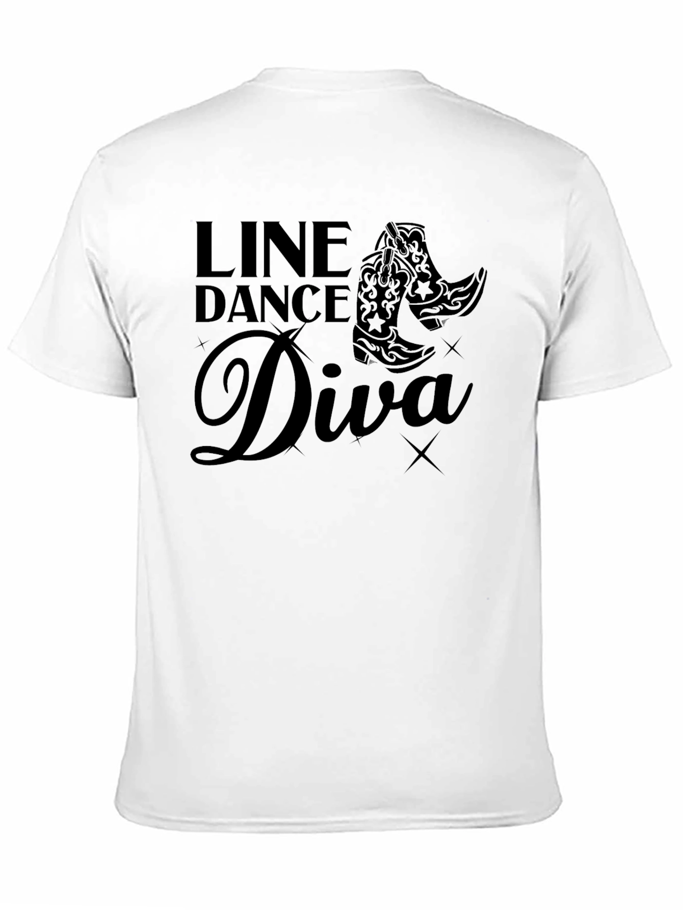 Line Dance Diva T-Shirt - Western Cowboy Boots