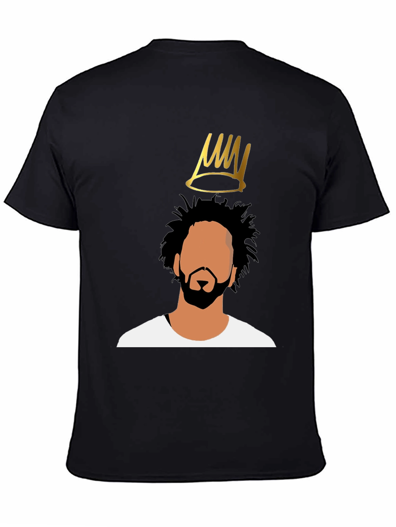 J Cole Crown Graphic Black T-Shirt