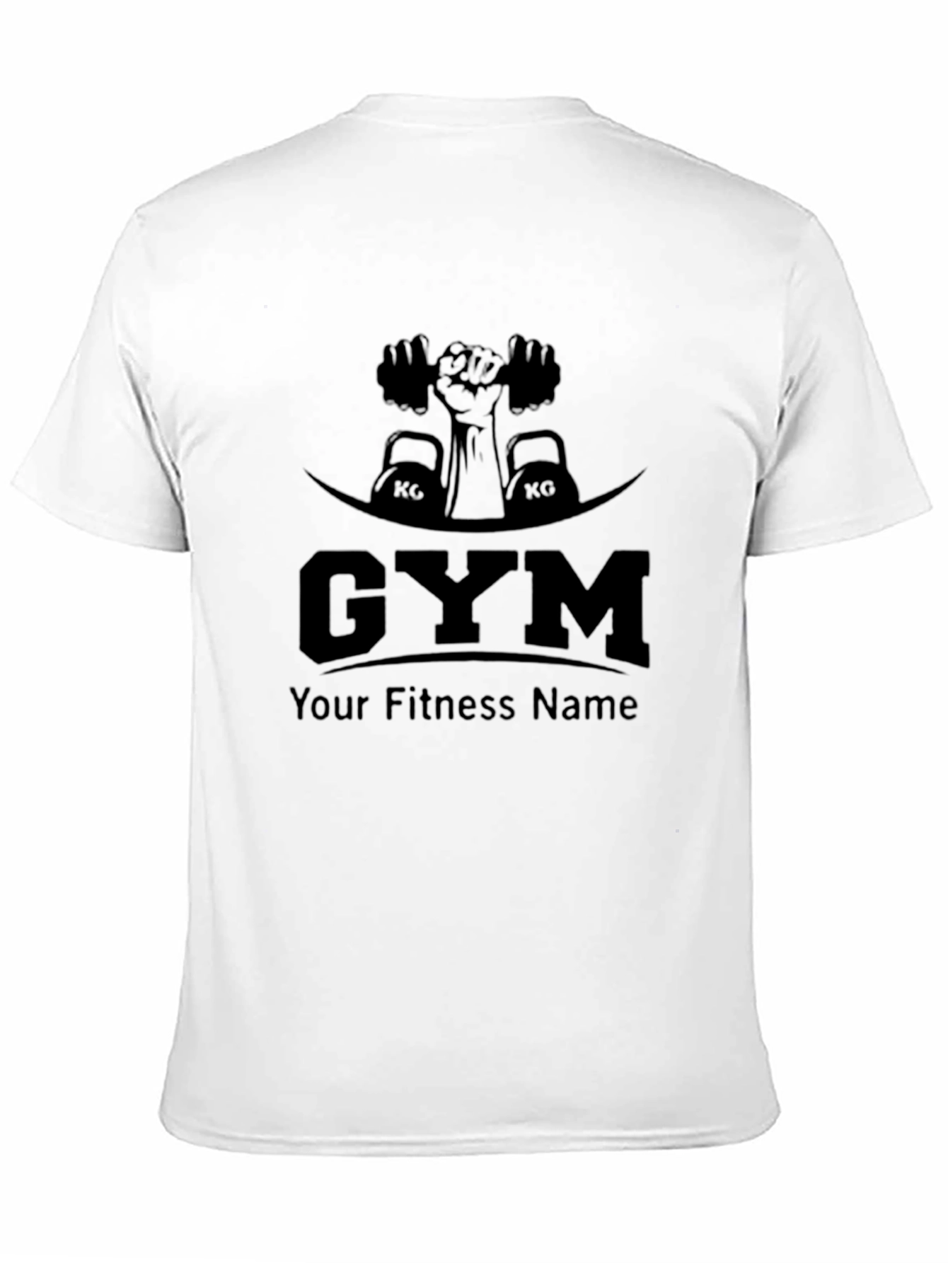 Gym Fitness Graphic T-Shirt - Black
