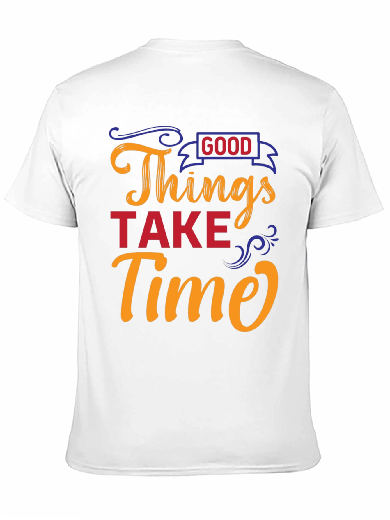Good Things Take Time Black Graphic Tee
