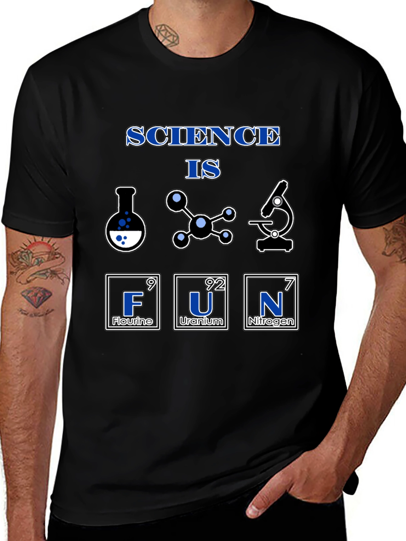 Science is Fun T-Shirt - Chemistry Elements Design