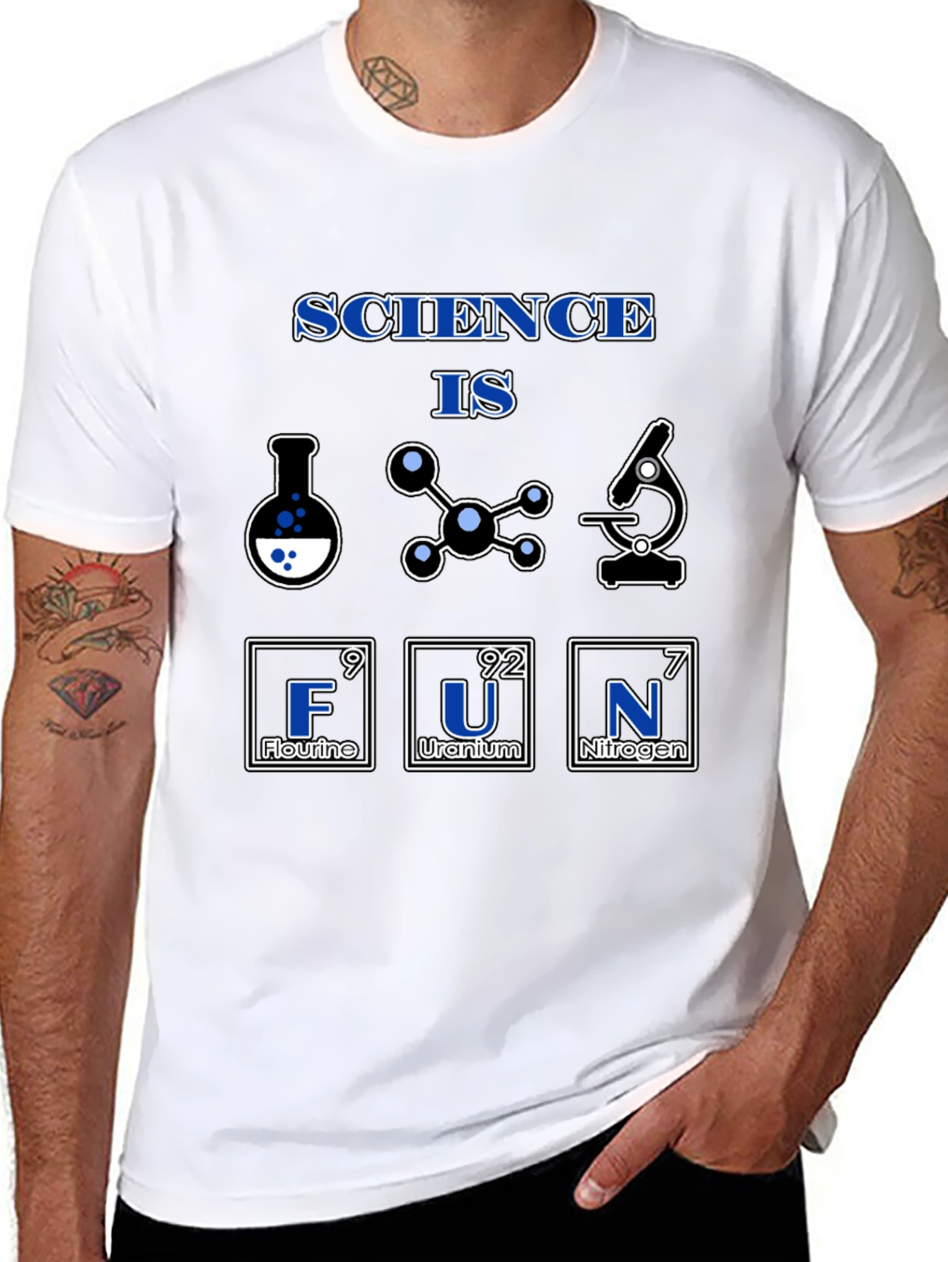Science is Fun T-Shirt - Chemistry Elements Design