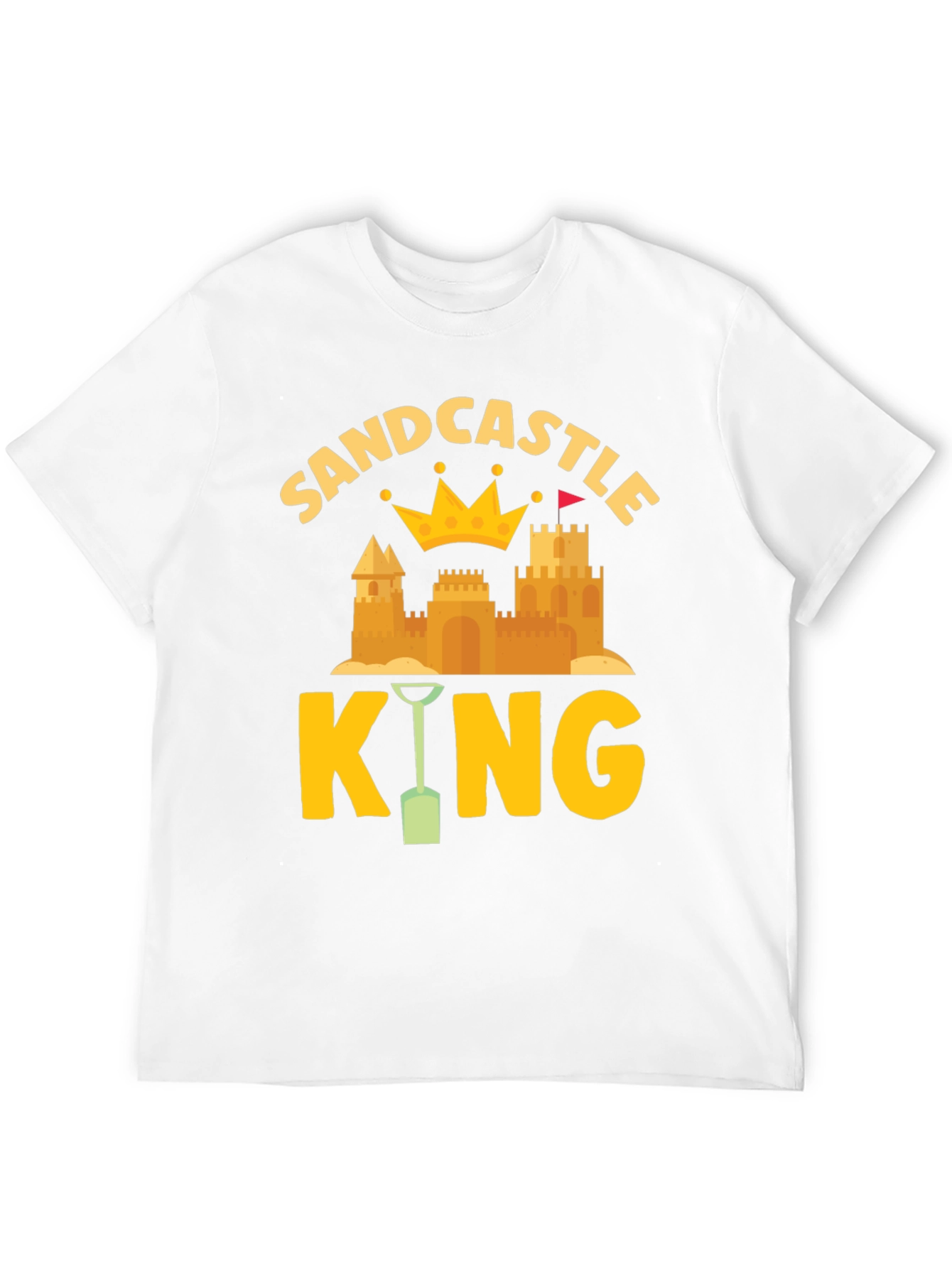 Sandcastle King T-Shirt: Beach Fun Apparel