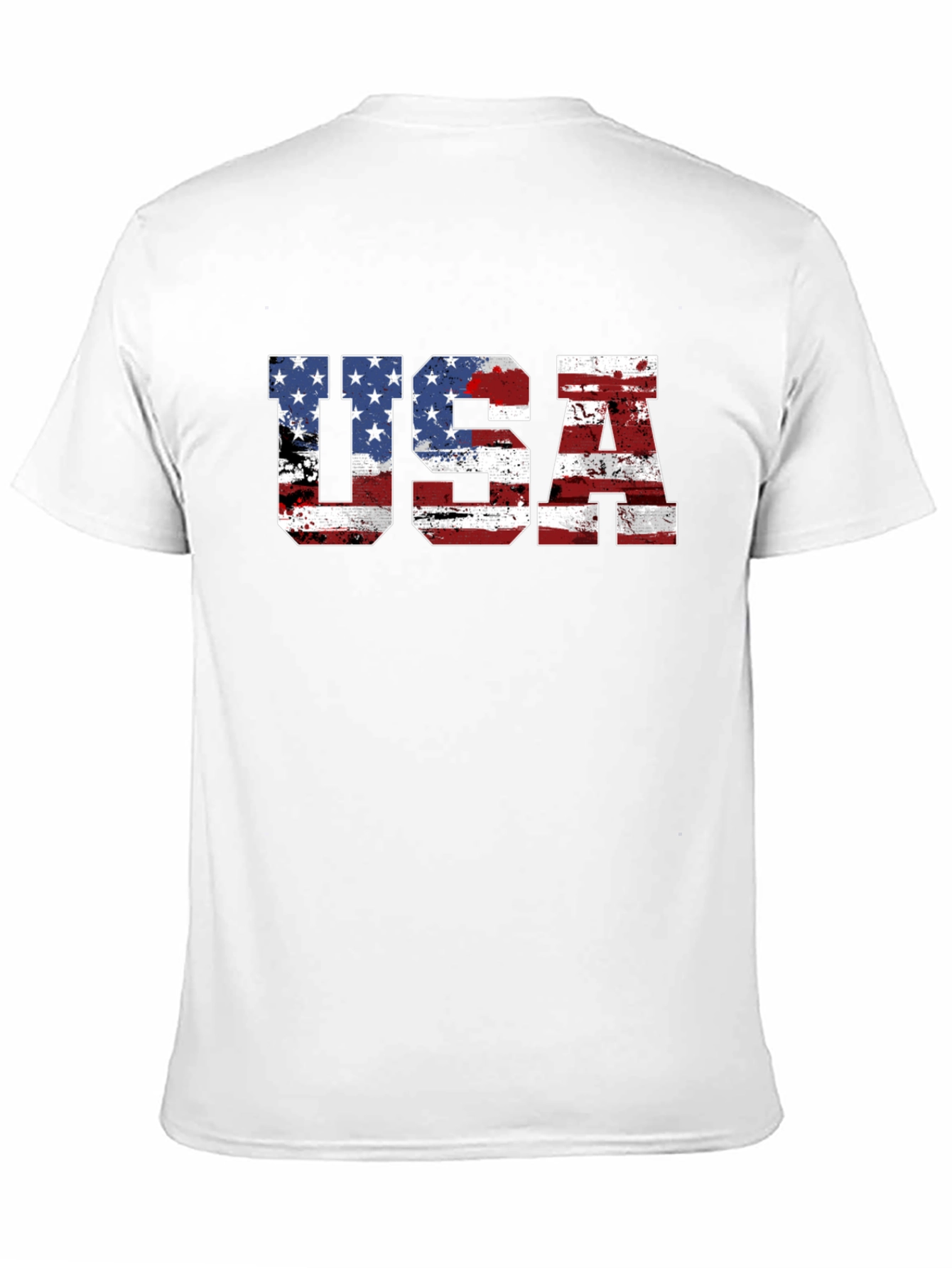 USA Flag Graphic T-Shirt - Patriotic Tee