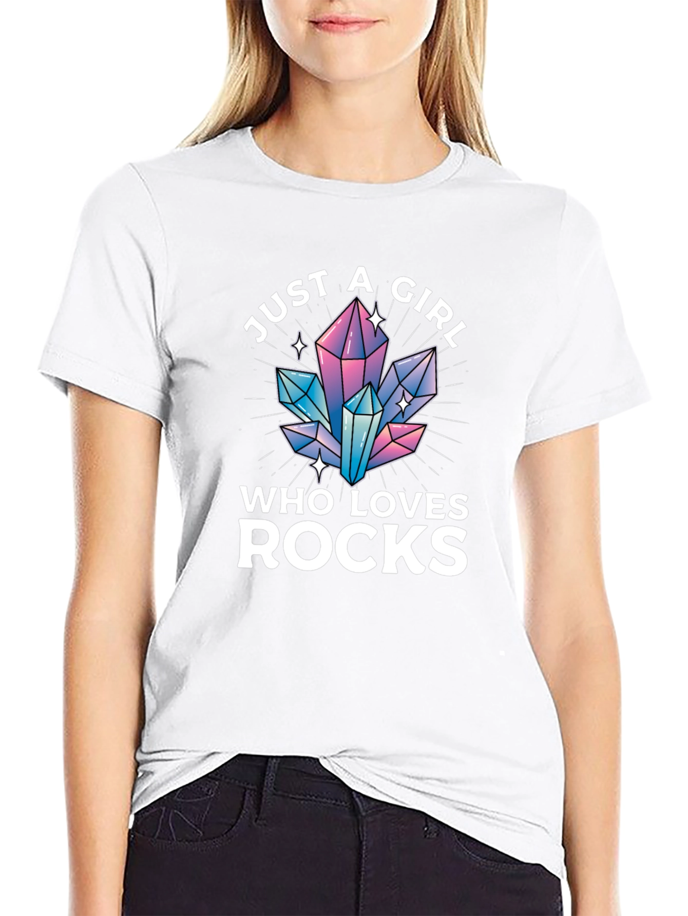 Just A Girl Who Loves Rocks T-Shirt