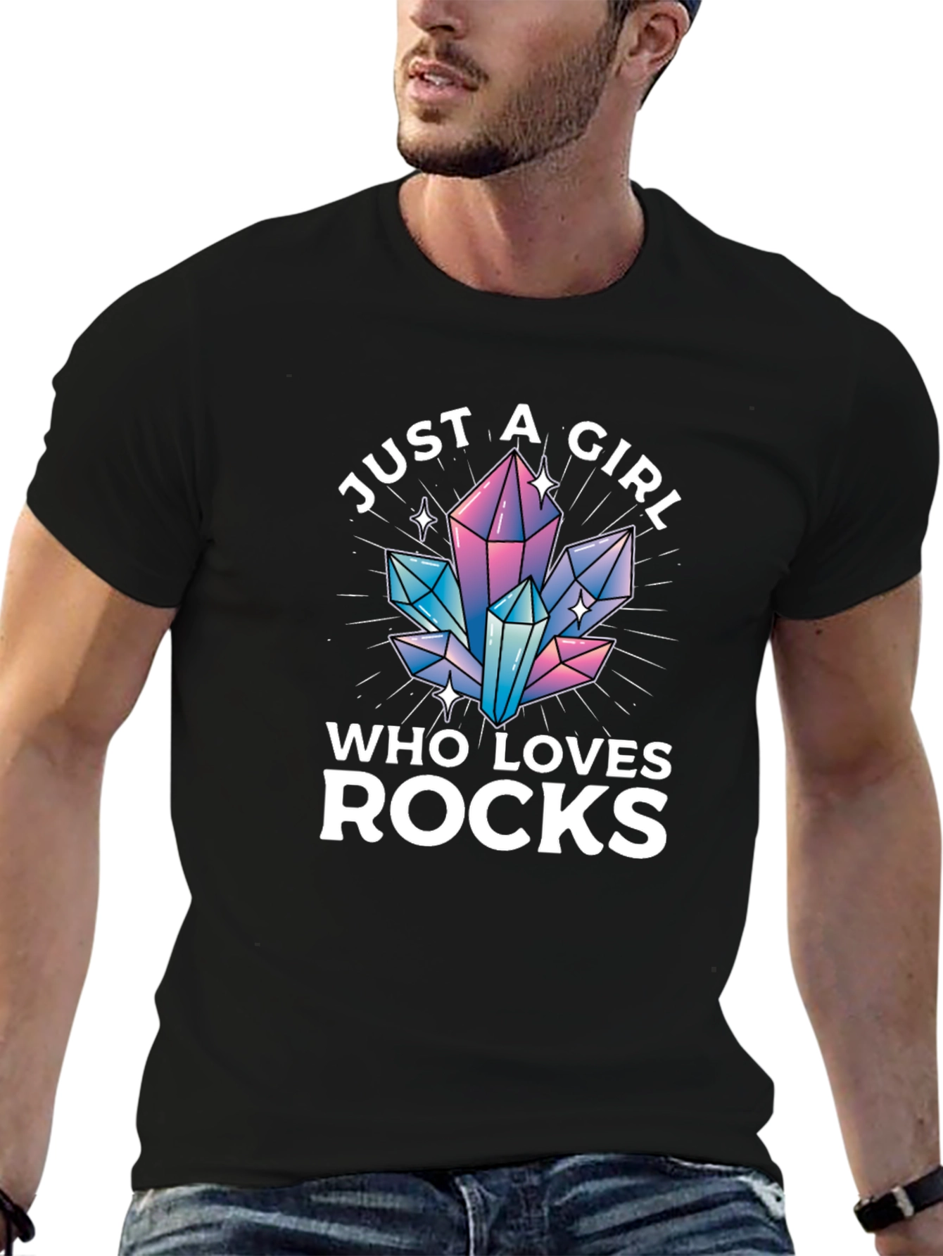 Just A Girl Who Loves Rocks T-Shirt