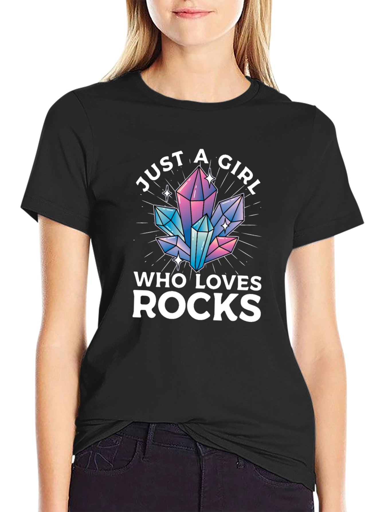 Just A Girl Who Loves Rocks T-Shirt