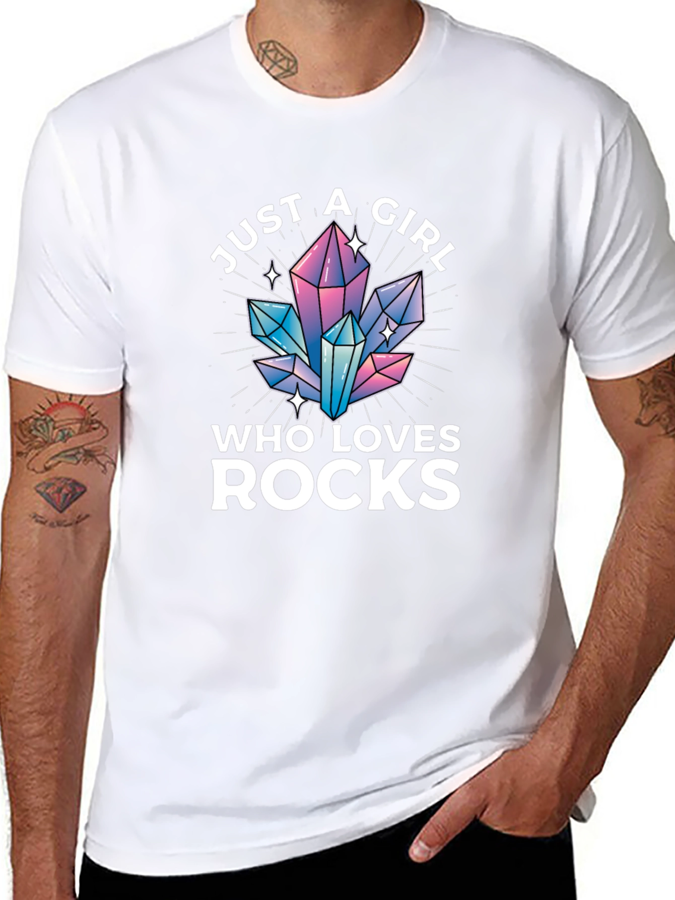 Just A Girl Who Loves Rocks T-Shirt