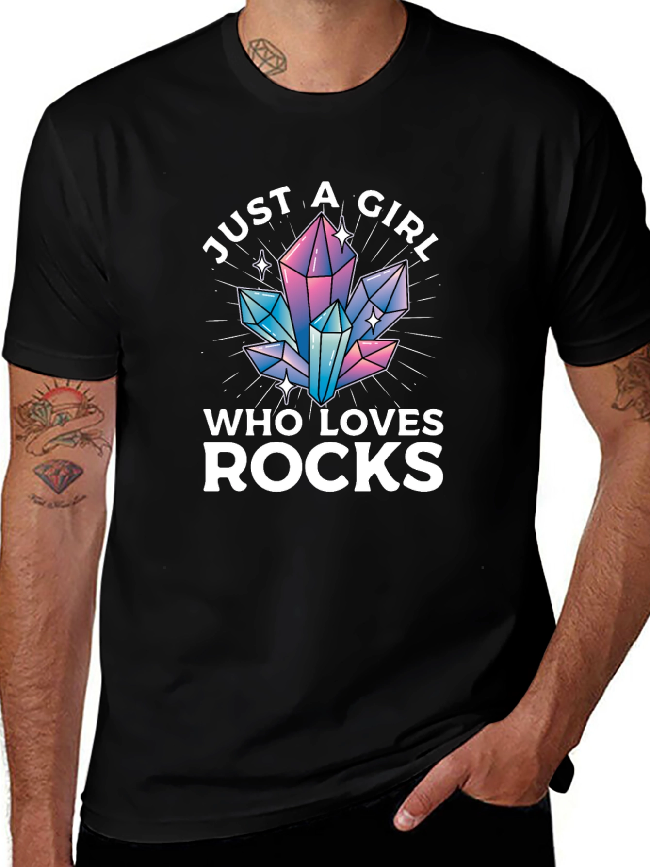 Just A Girl Who Loves Rocks T-Shirt