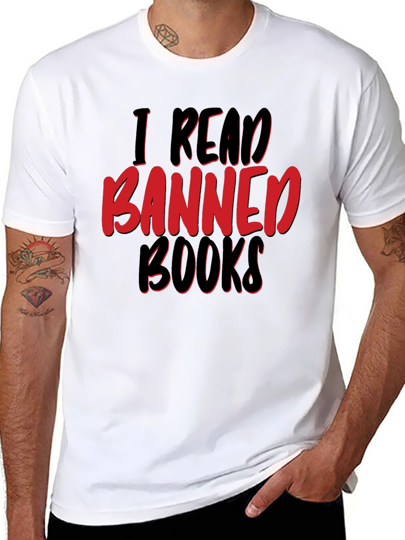 I Read Banned Books Graphic T-Shirt