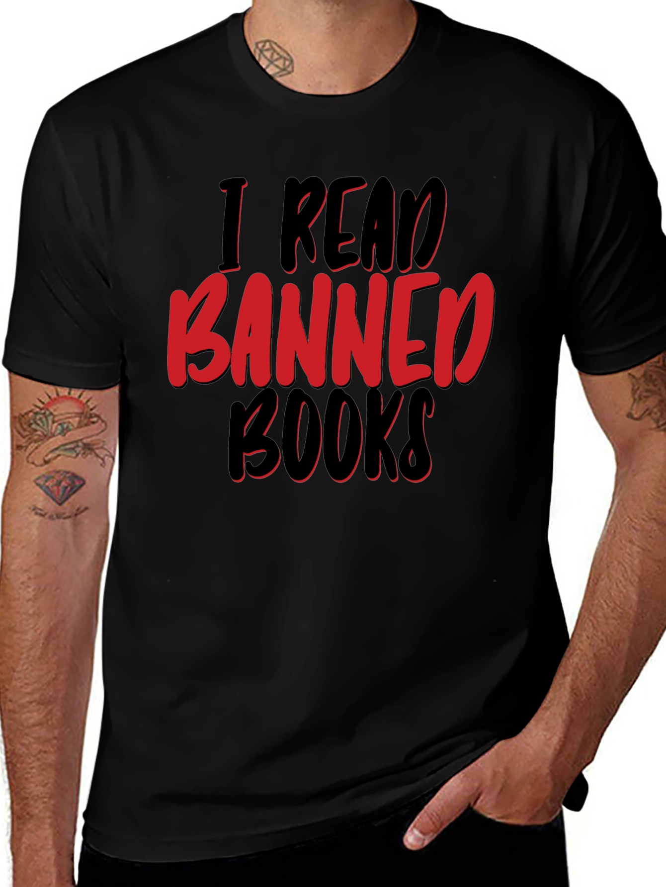 I Read Banned Books Graphic T-Shirt