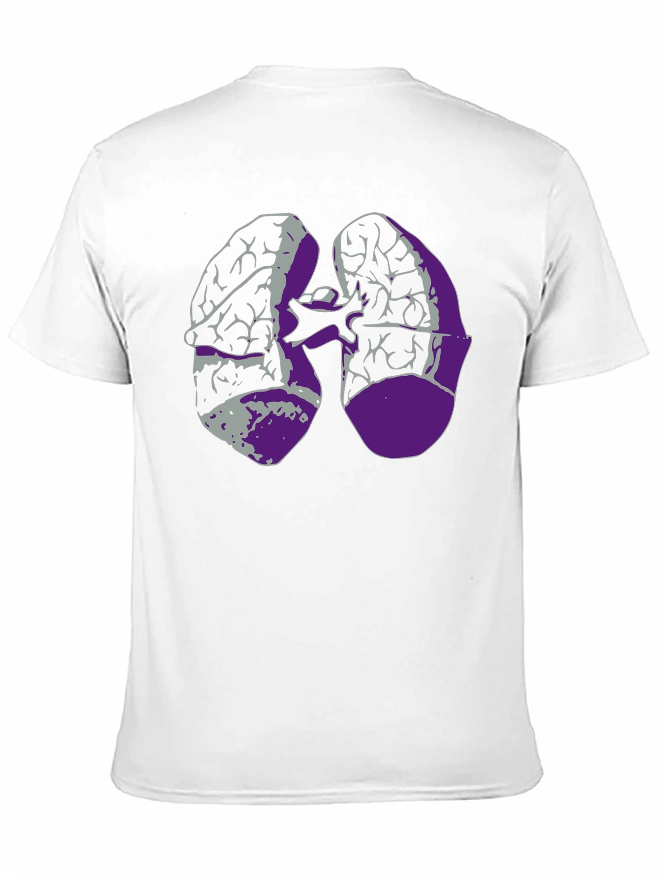 Lung Graphic Black T-Shirt