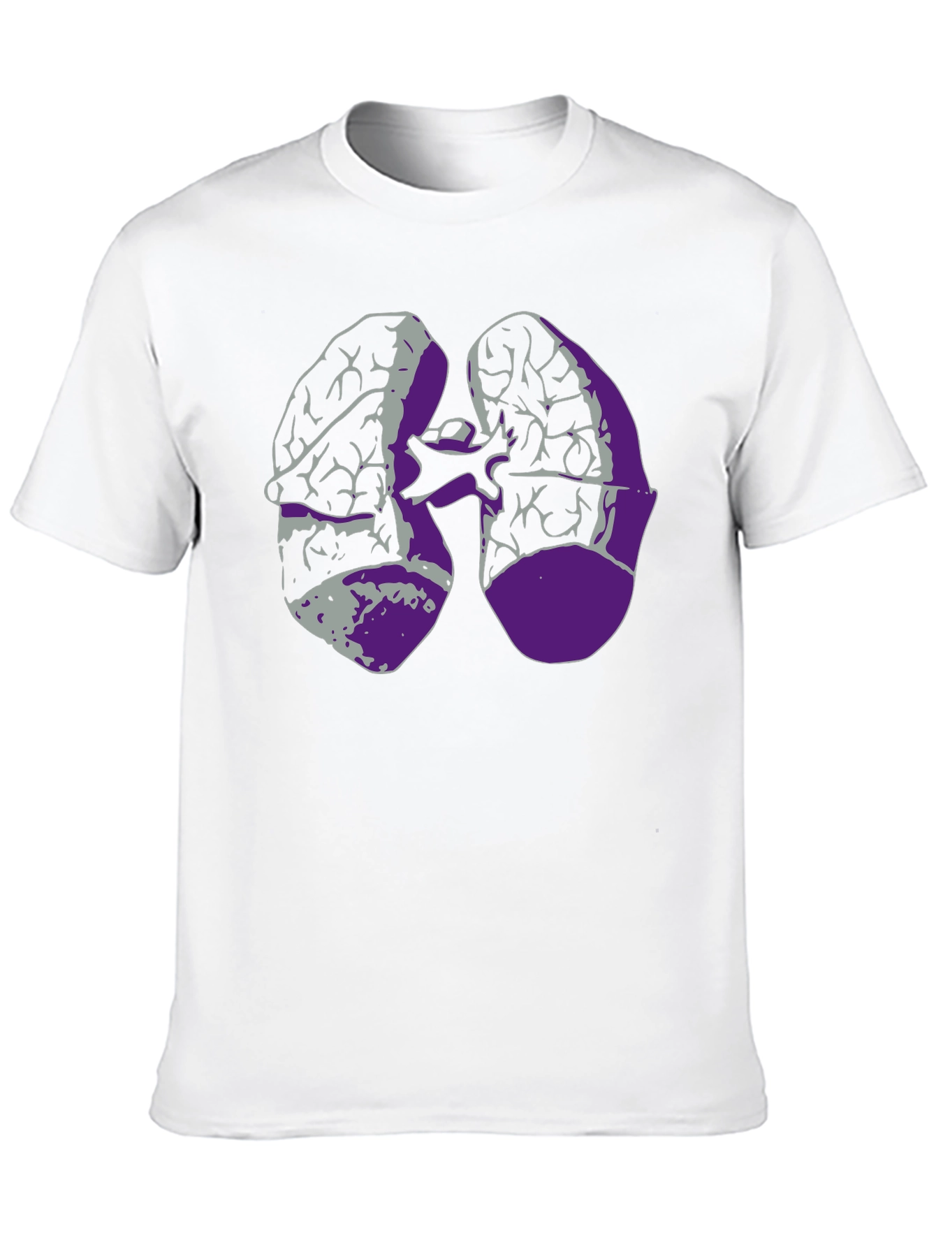 Lung Graphic Black T-Shirt