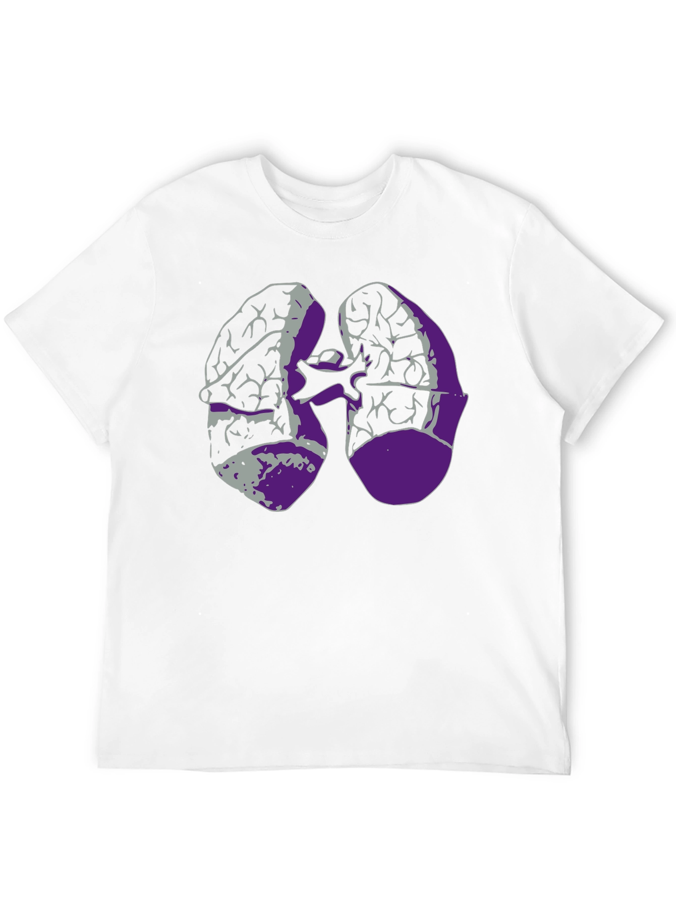 Lung Graphic Black T-Shirt
