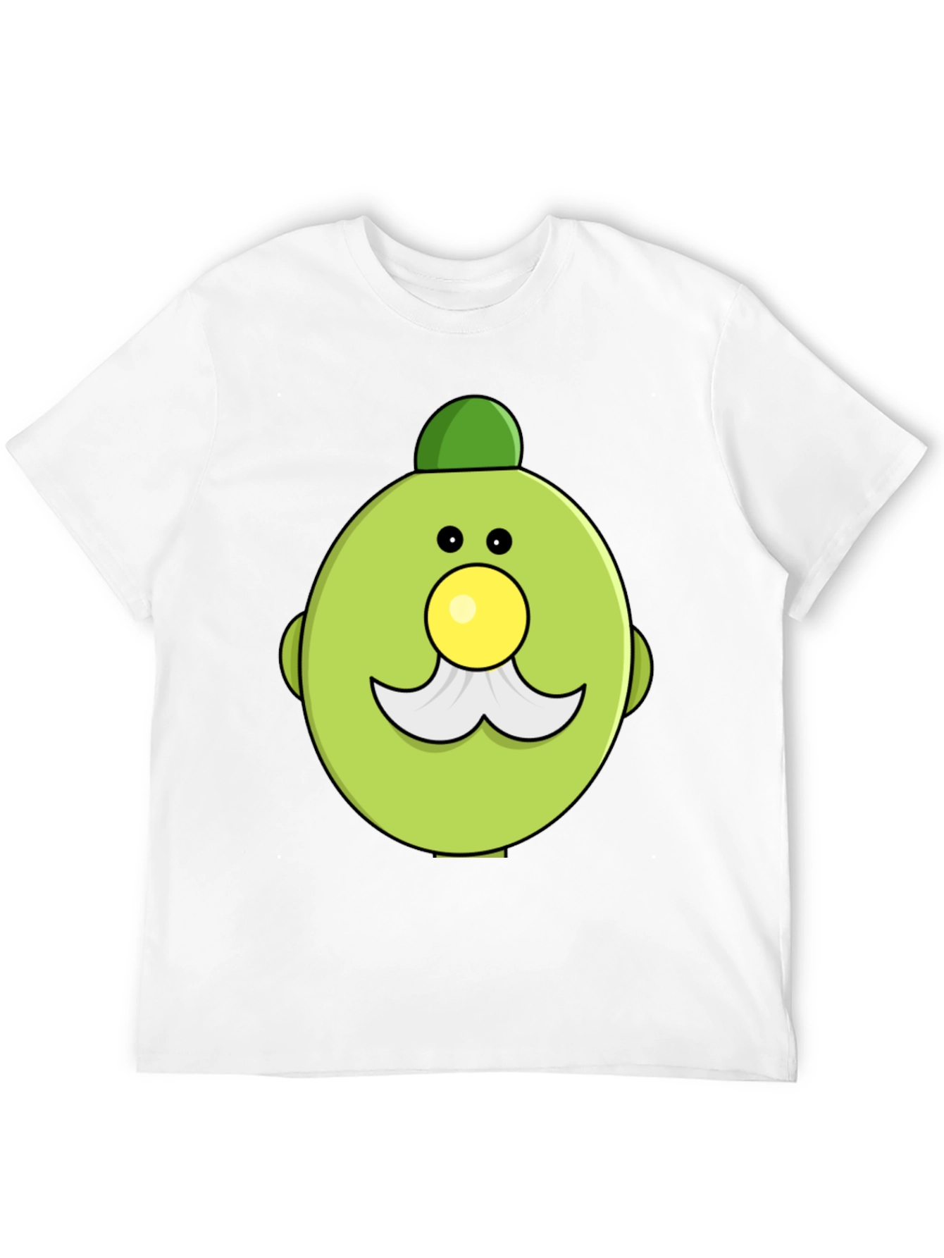 Fun Cartoon Character Graphic Print Black T-Shirt