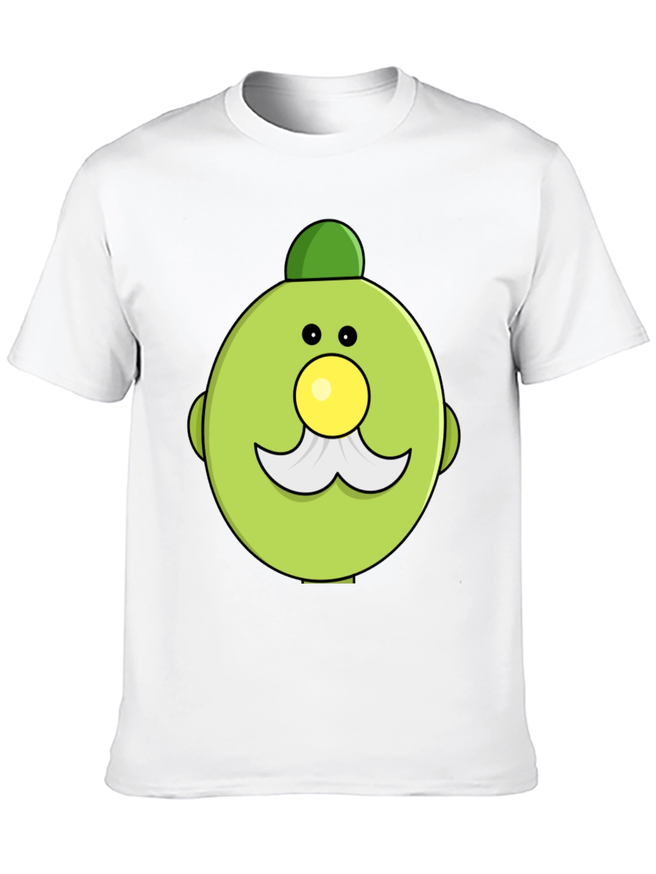 Fun Cartoon Character Graphic Print Black T-Shirt