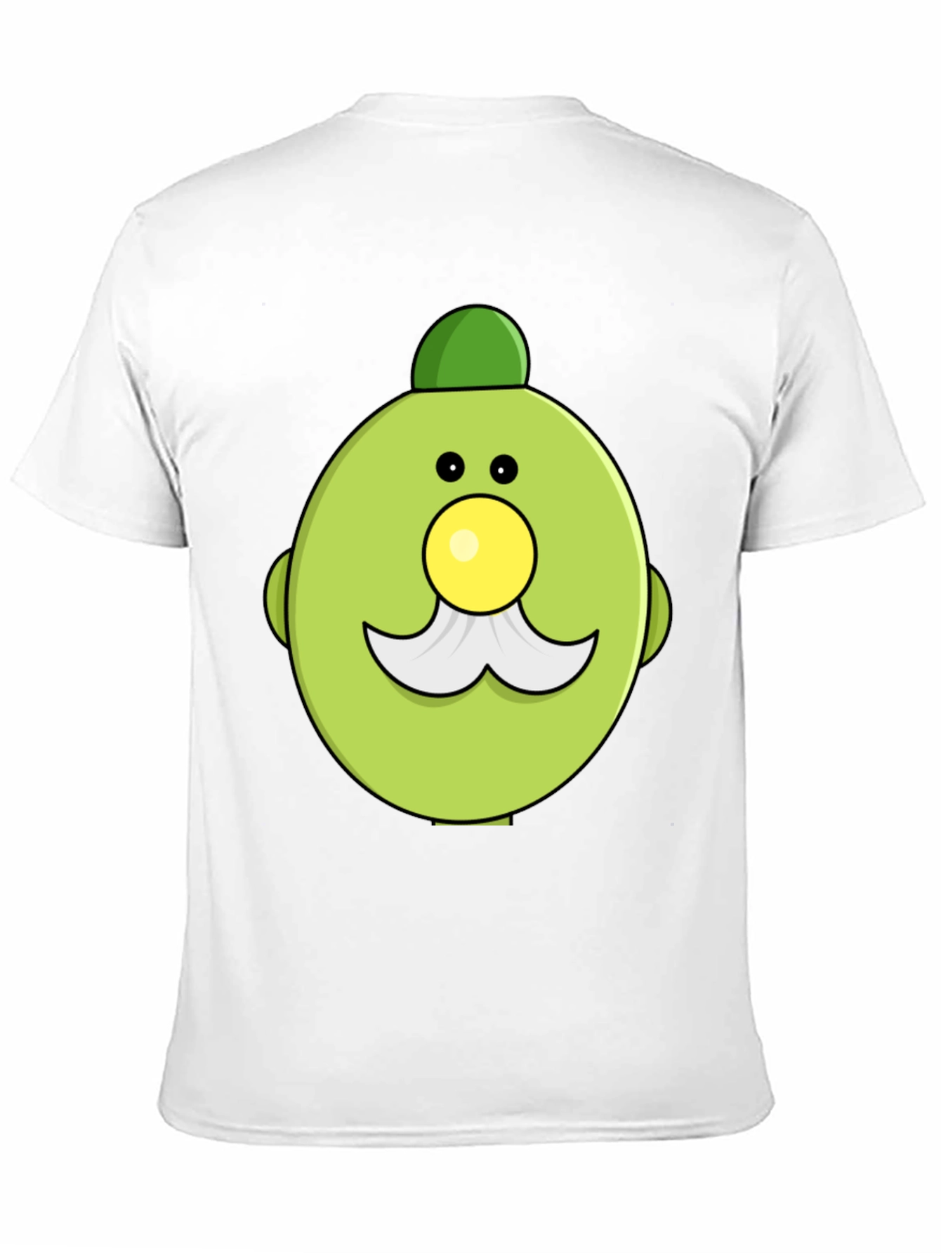 Fun Cartoon Character Graphic Print Black T-Shirt