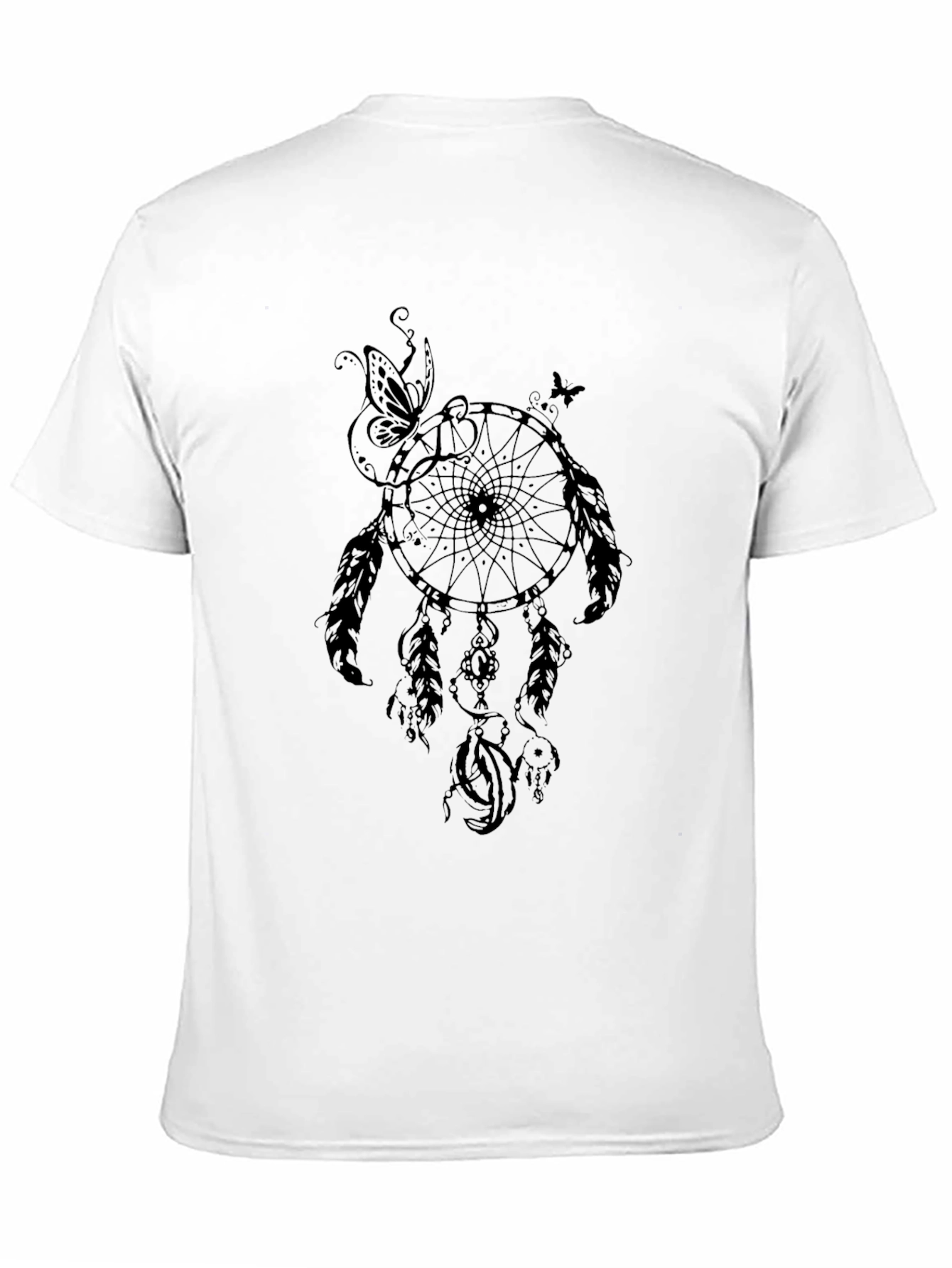 Dreamcatcher Graphic Tee - Stylish Mens Black T-Shirt