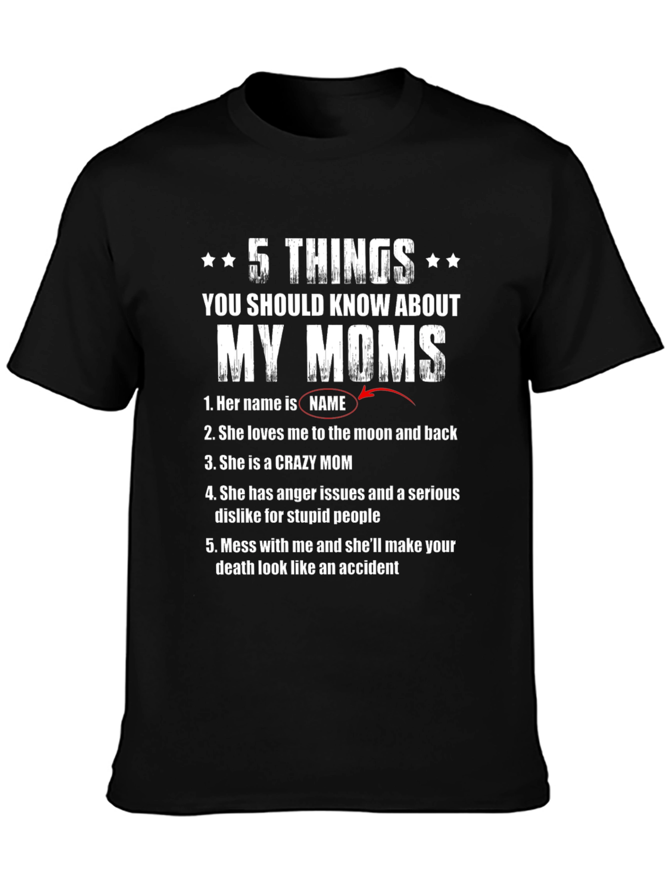 5 Things You Should Know About My Moms T-Shirt