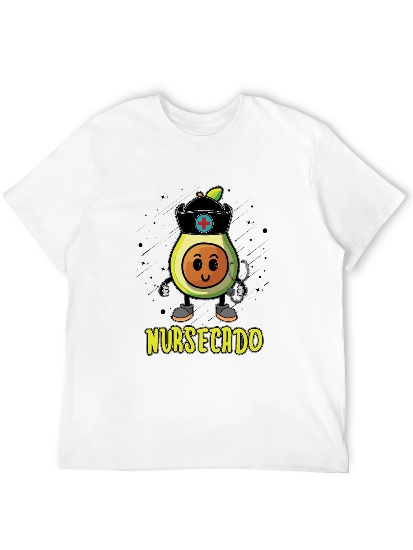 Nurse Avocado Graphic T-Shirt - Nursecado Cute Tee