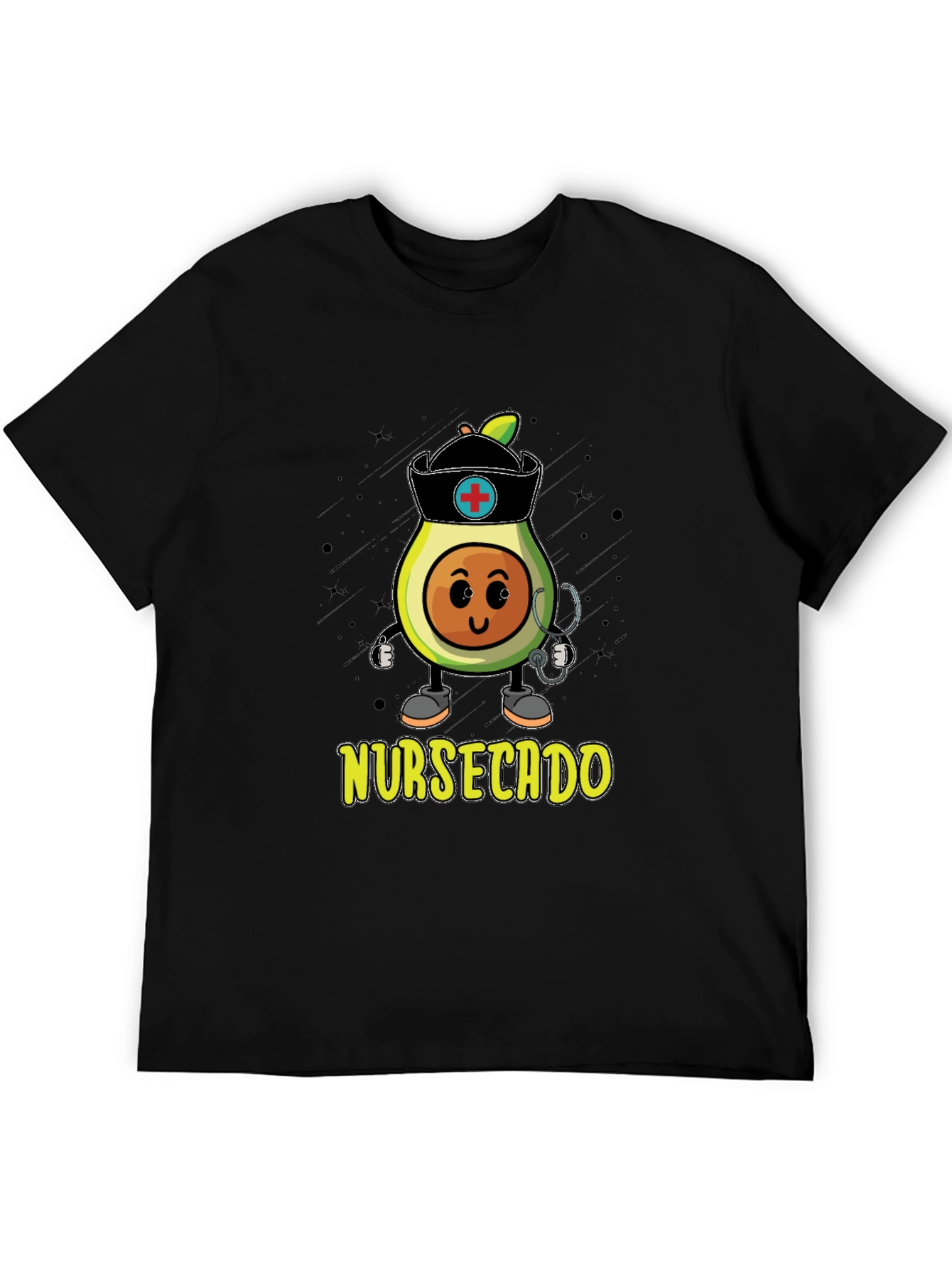 Nurse Avocado Graphic T-Shirt - Nursecado Cute Tee