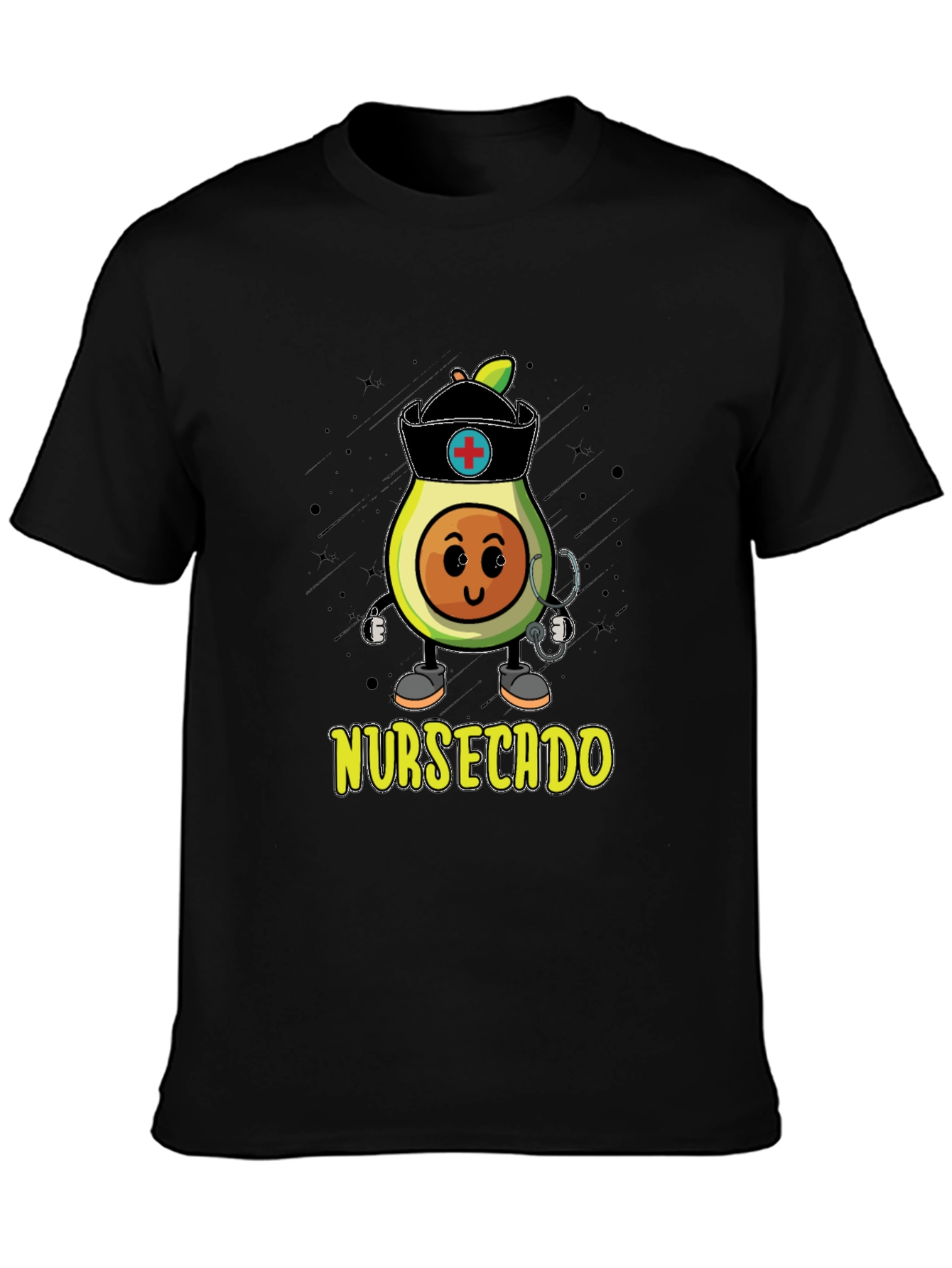 Nurse Avocado Graphic T-Shirt - Nursecado Cute Tee