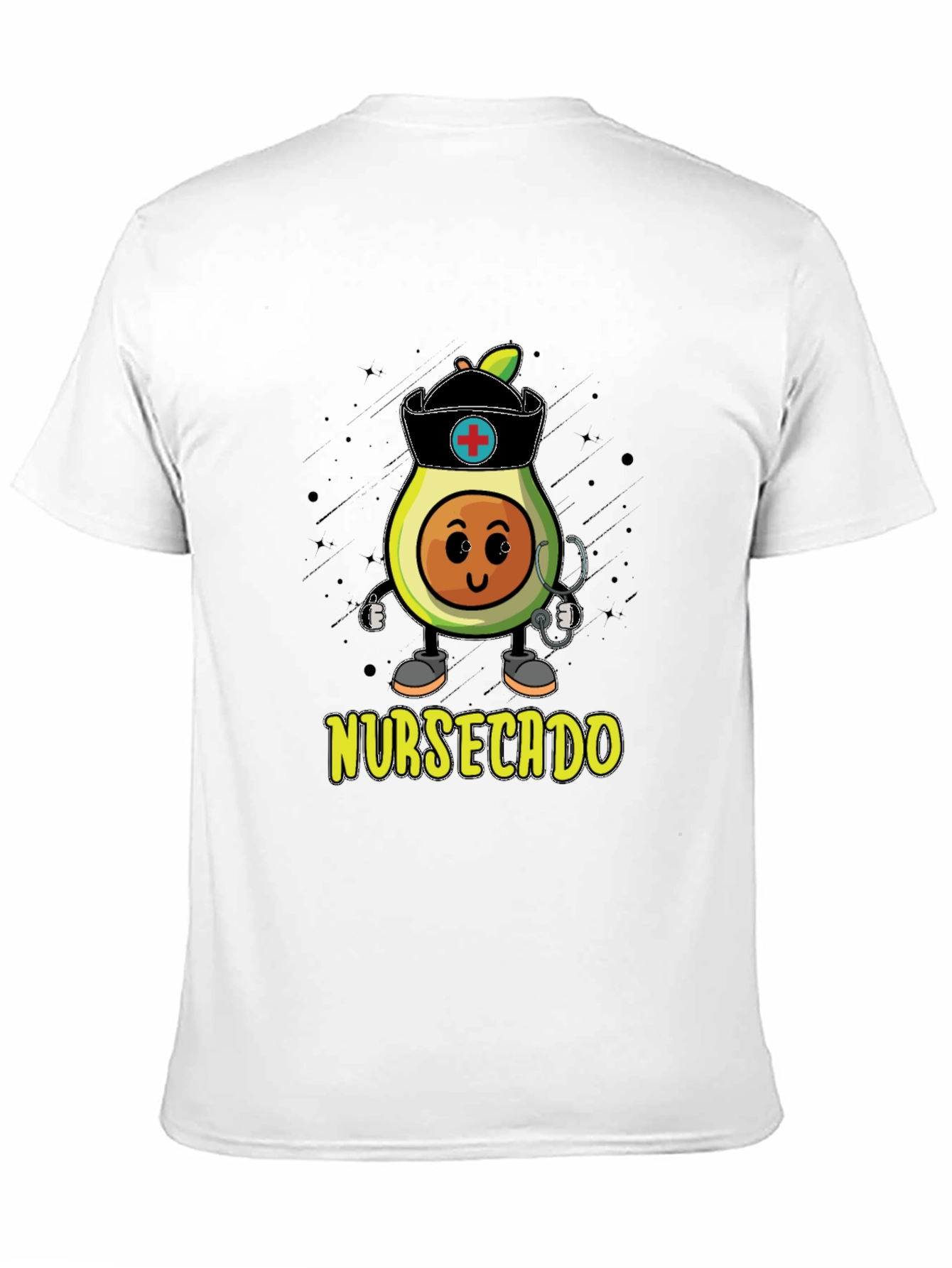 Nurse Avocado Graphic T-Shirt - Nursecado Cute Tee