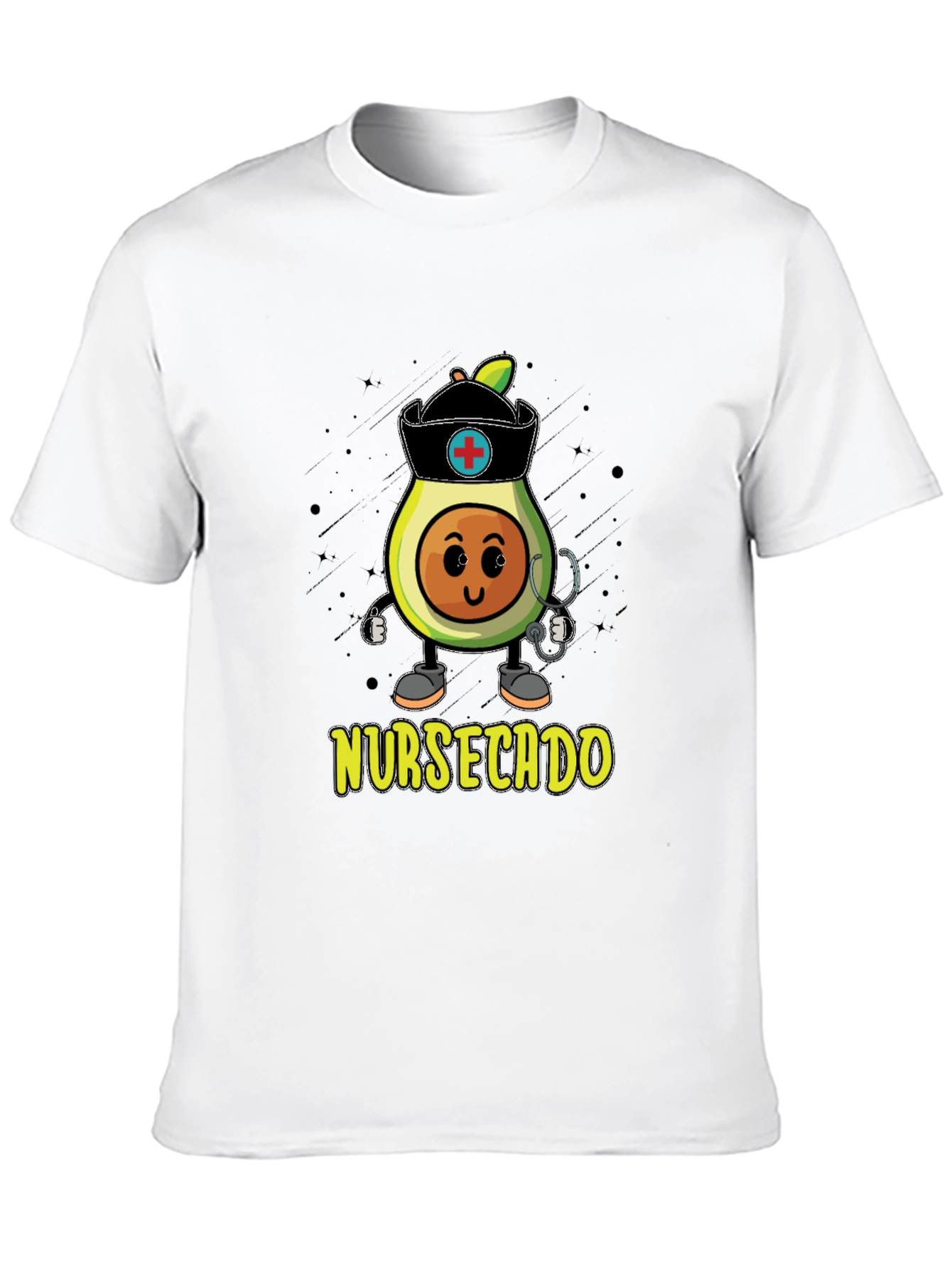 Nurse Avocado Graphic T-Shirt - Nursecado Cute Tee