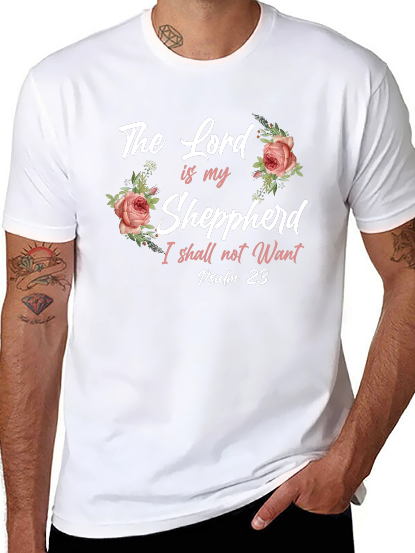 The Lord is my Shepherd Christian T-Shirt