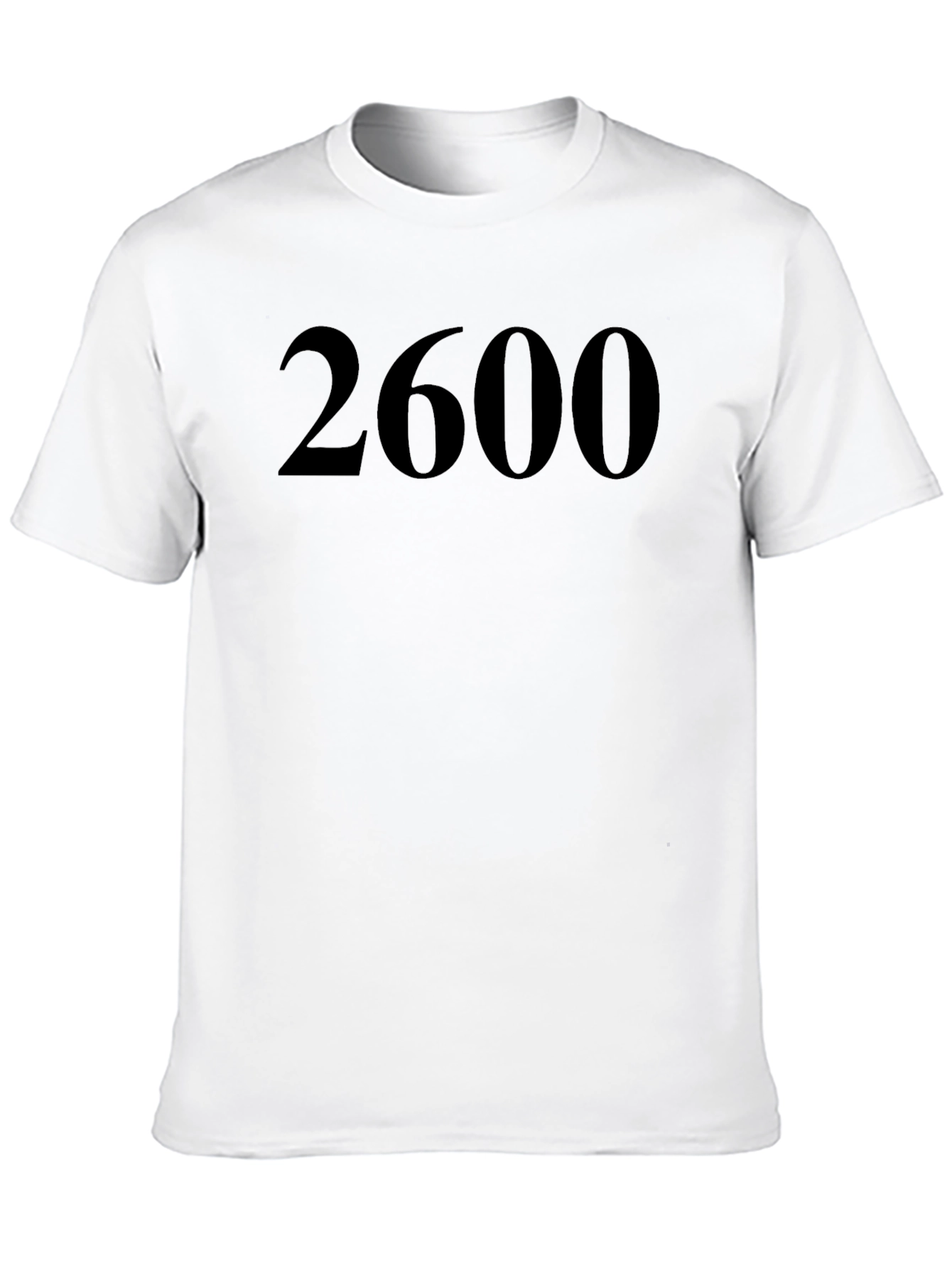 2600 T-Shirt - Classic Number Graphic Tee