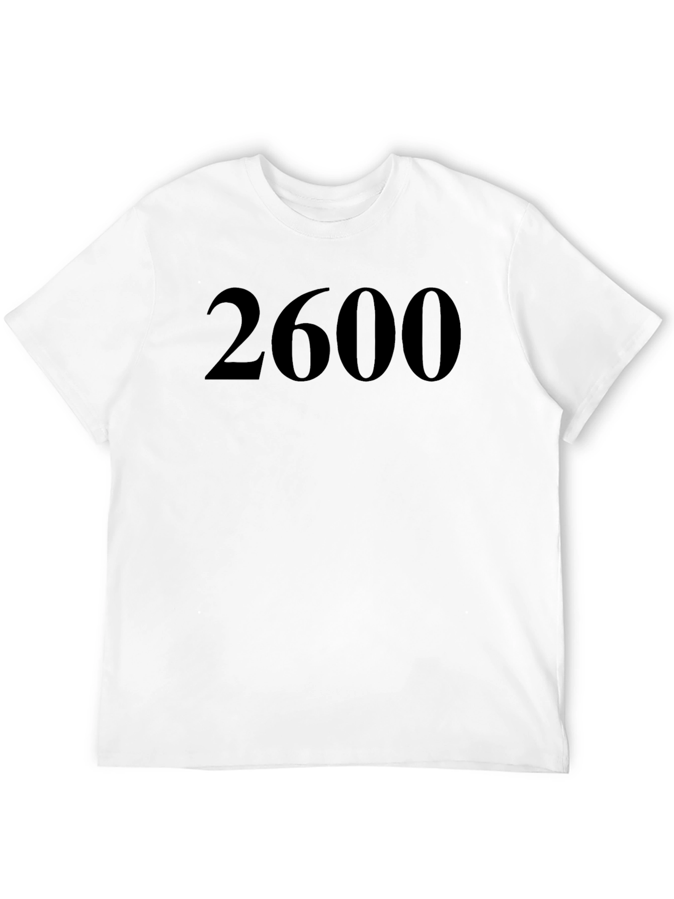 2600 T-Shirt - Classic Number Graphic Tee