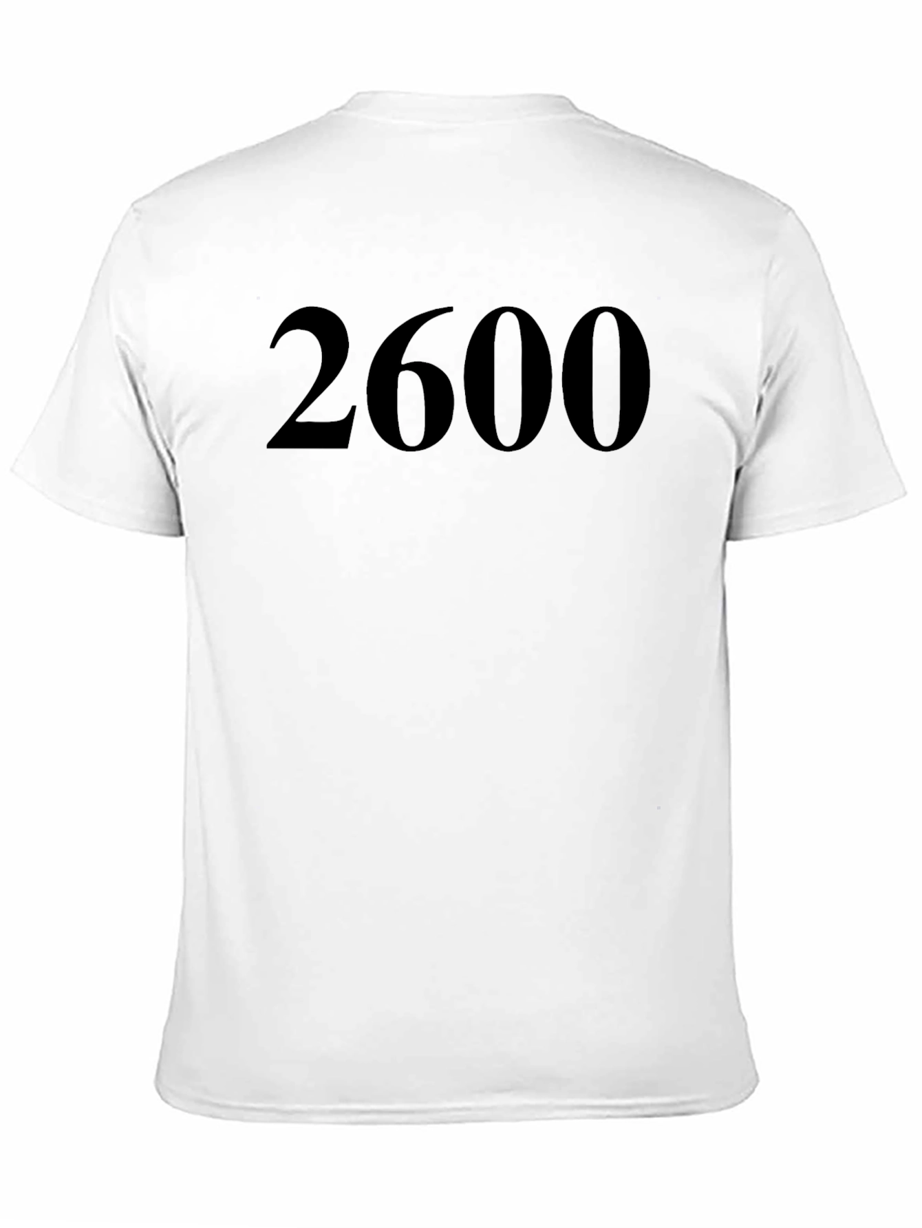 2600 T-Shirt - Classic Number Graphic Tee