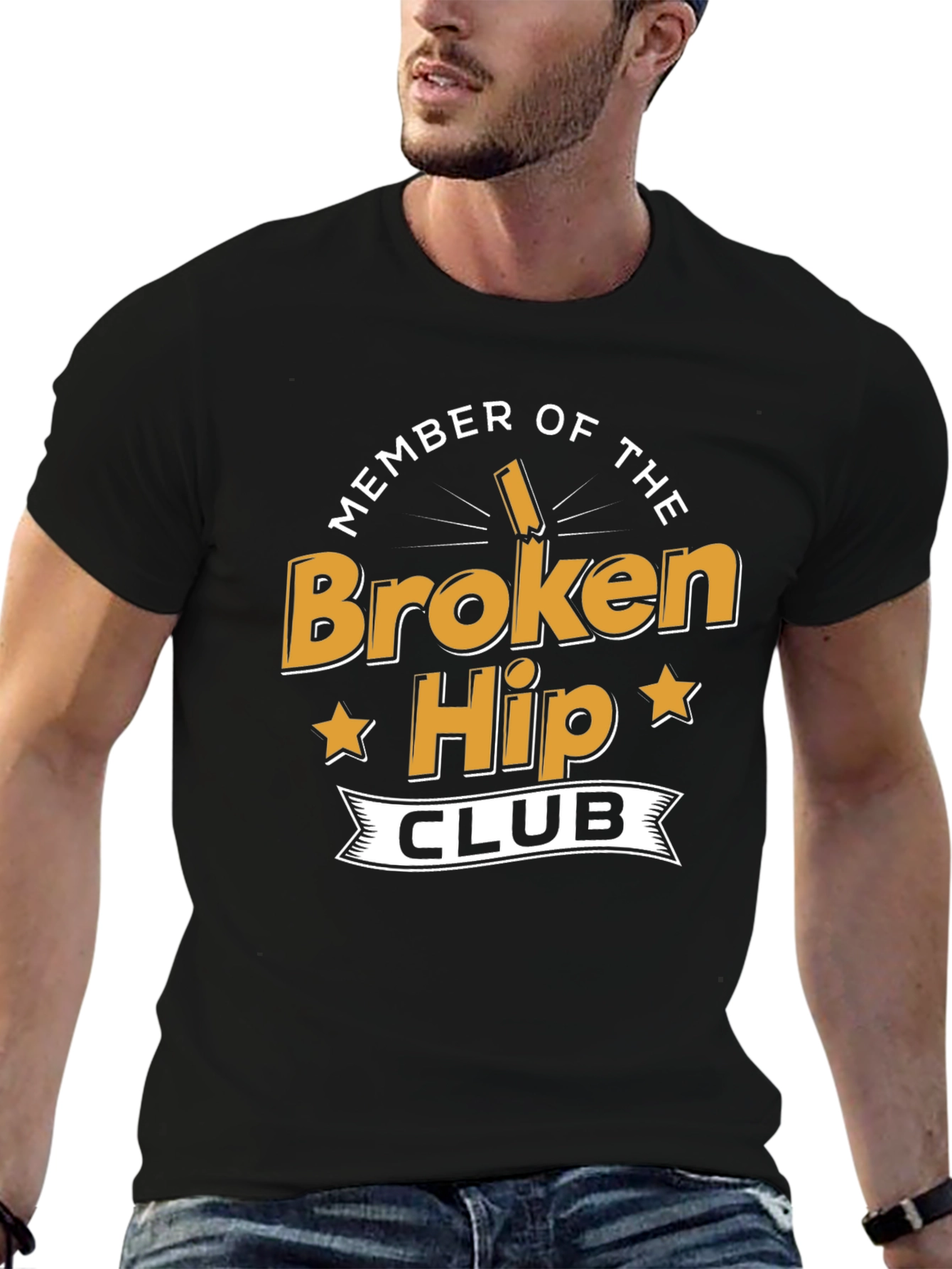 Broken Hip Club Black T-Shirt