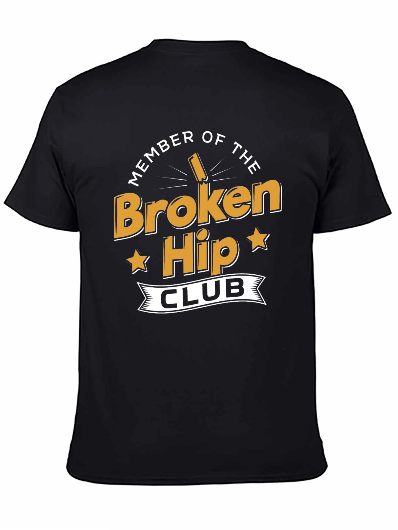 Broken Hip Club Black T-Shirt