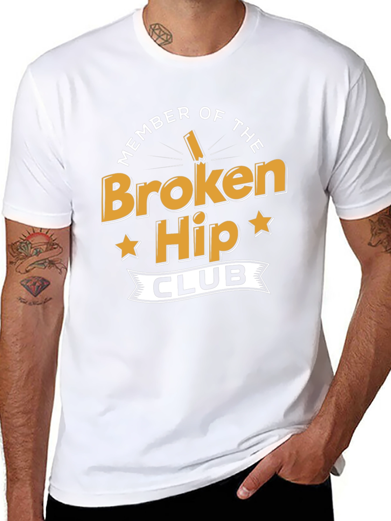 Broken Hip Club Black T-Shirt