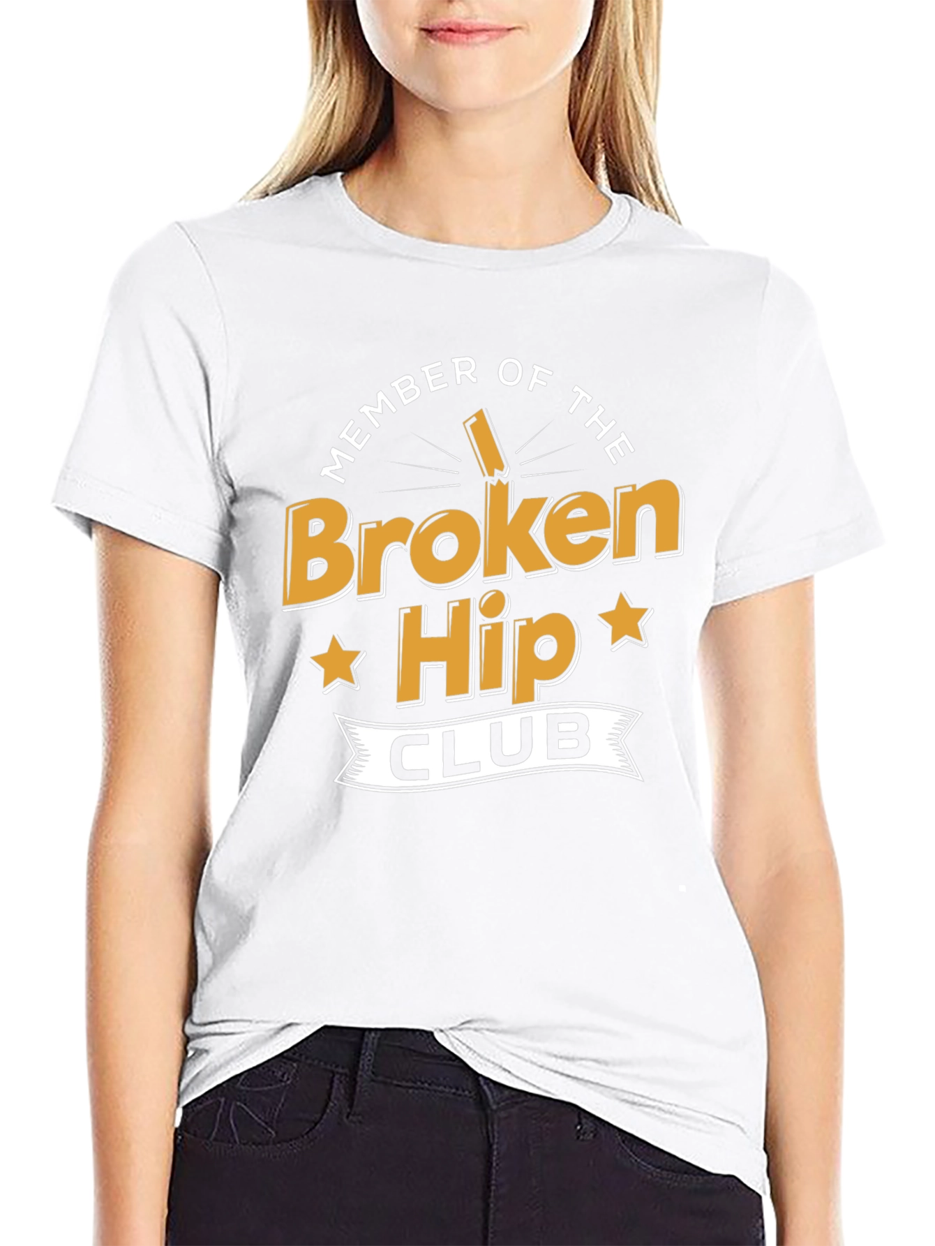 Broken Hip Club Black T-Shirt