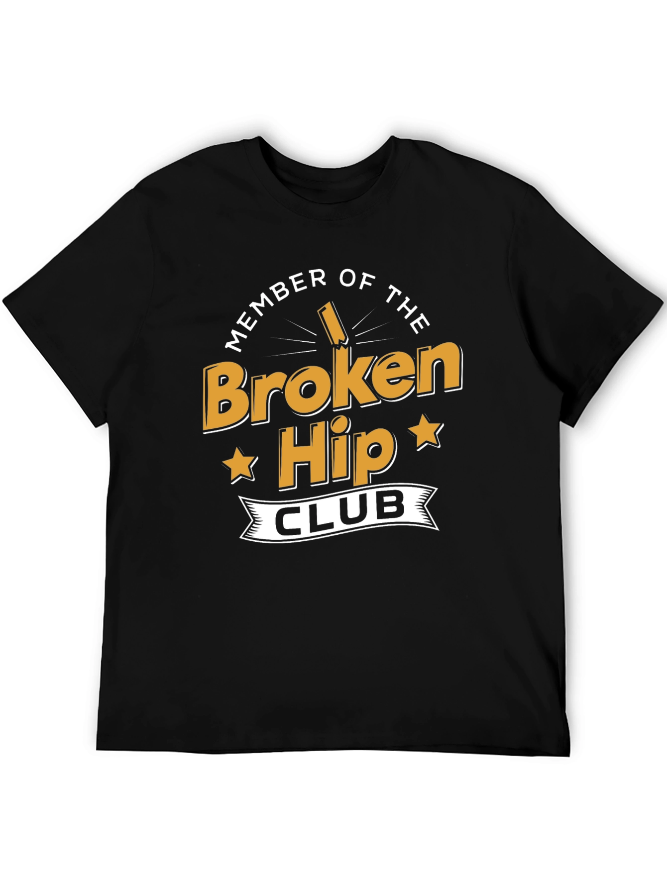 Broken Hip Club Black T-Shirt