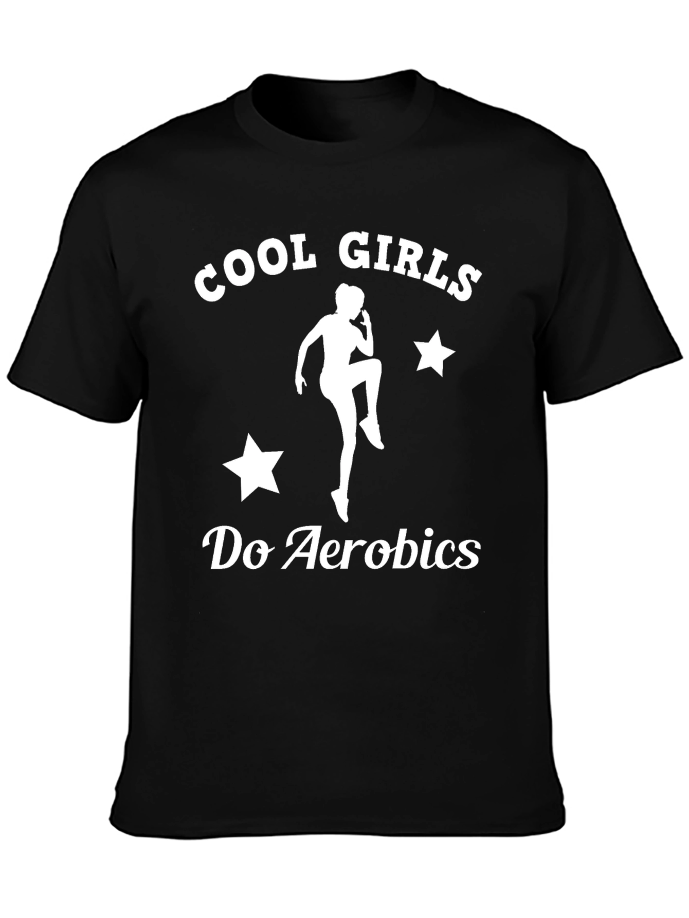 Cool Girls Do Aerobics Graphic Tee