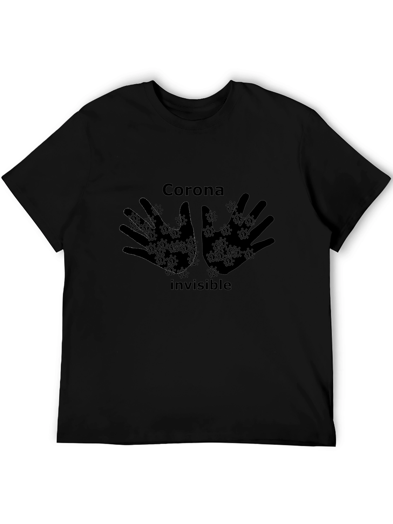 Corona Invisible Black T-Shirt