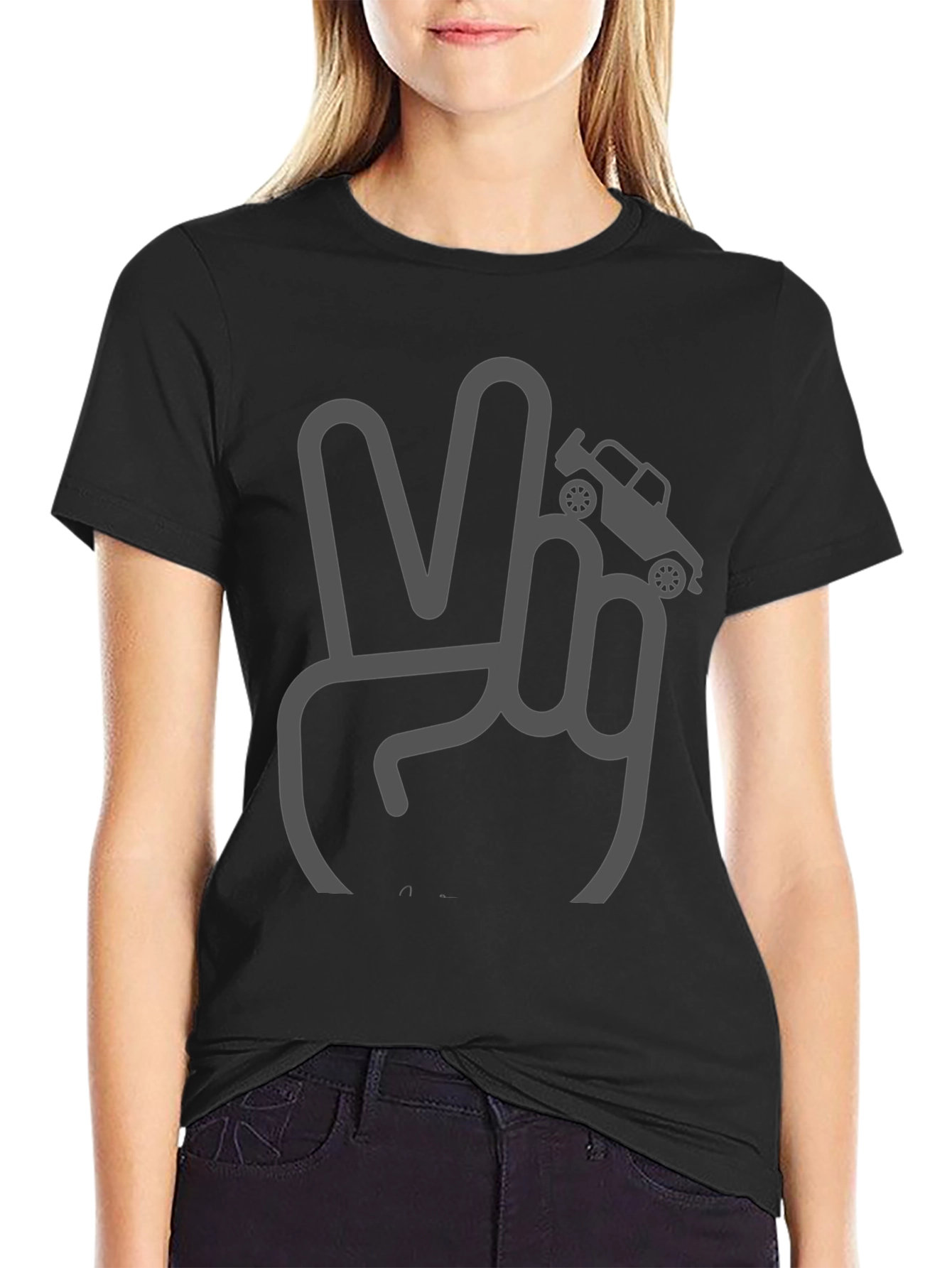 Peace Love & Jeeps Graphic Tee