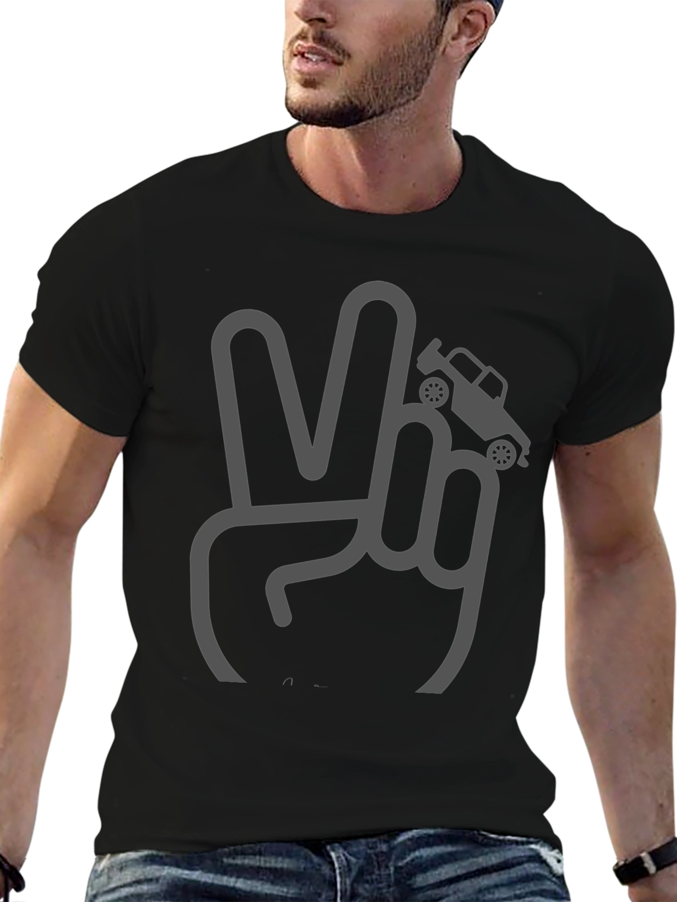 Peace Love & Jeeps Graphic Tee