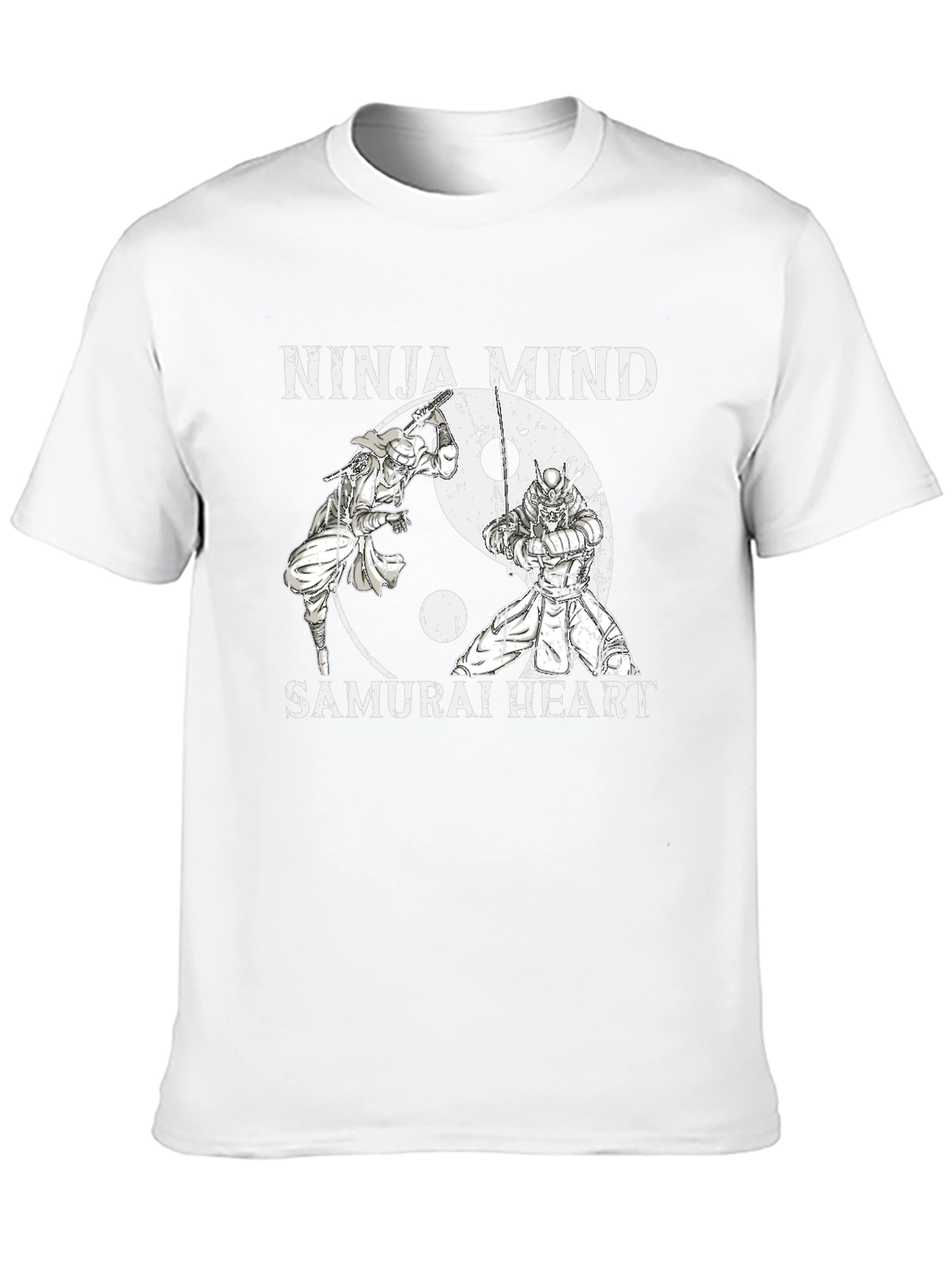 Ninja Mind Samurai Heart Black T-Shirt