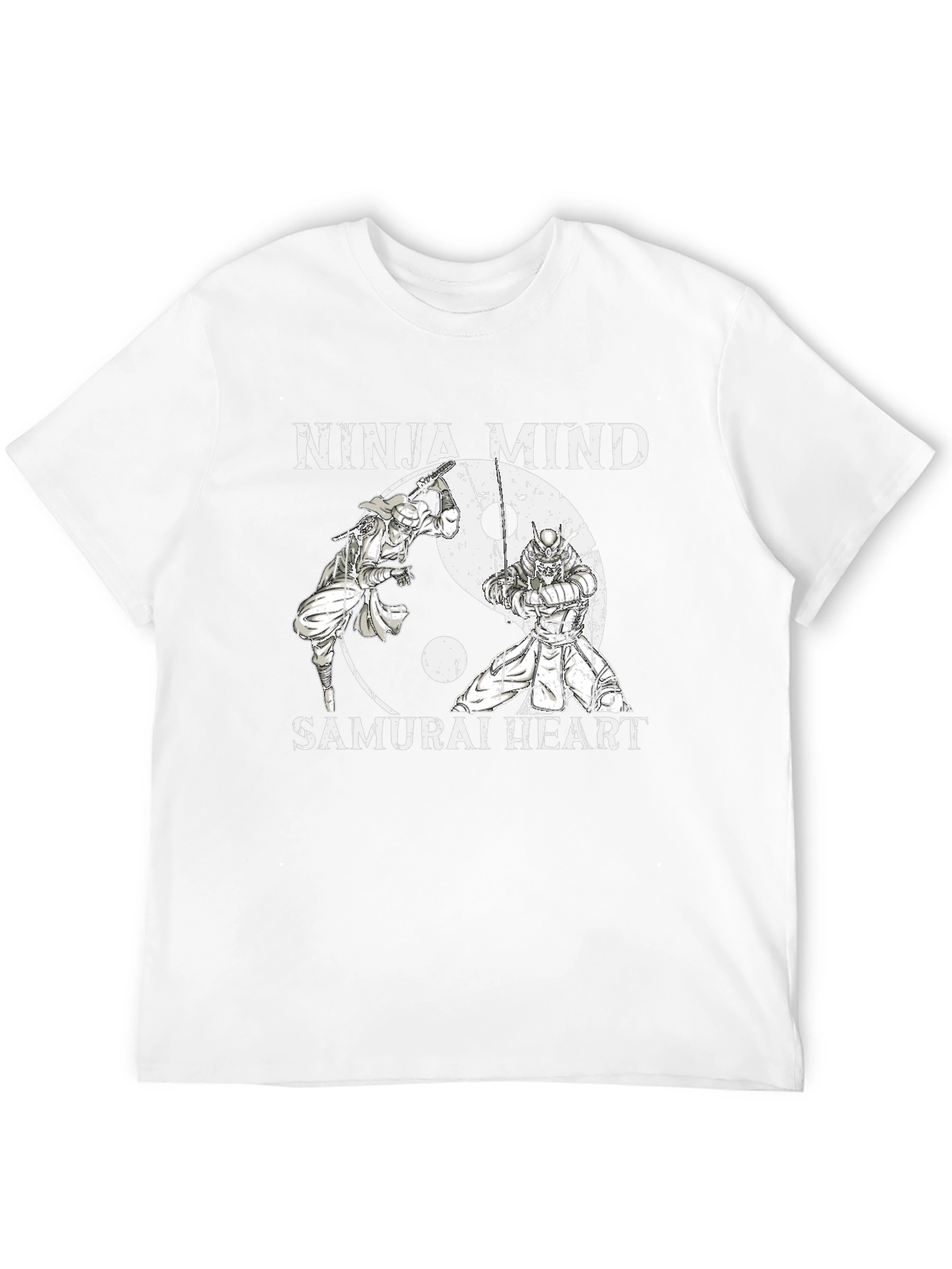 Ninja Mind Samurai Heart Black T-Shirt