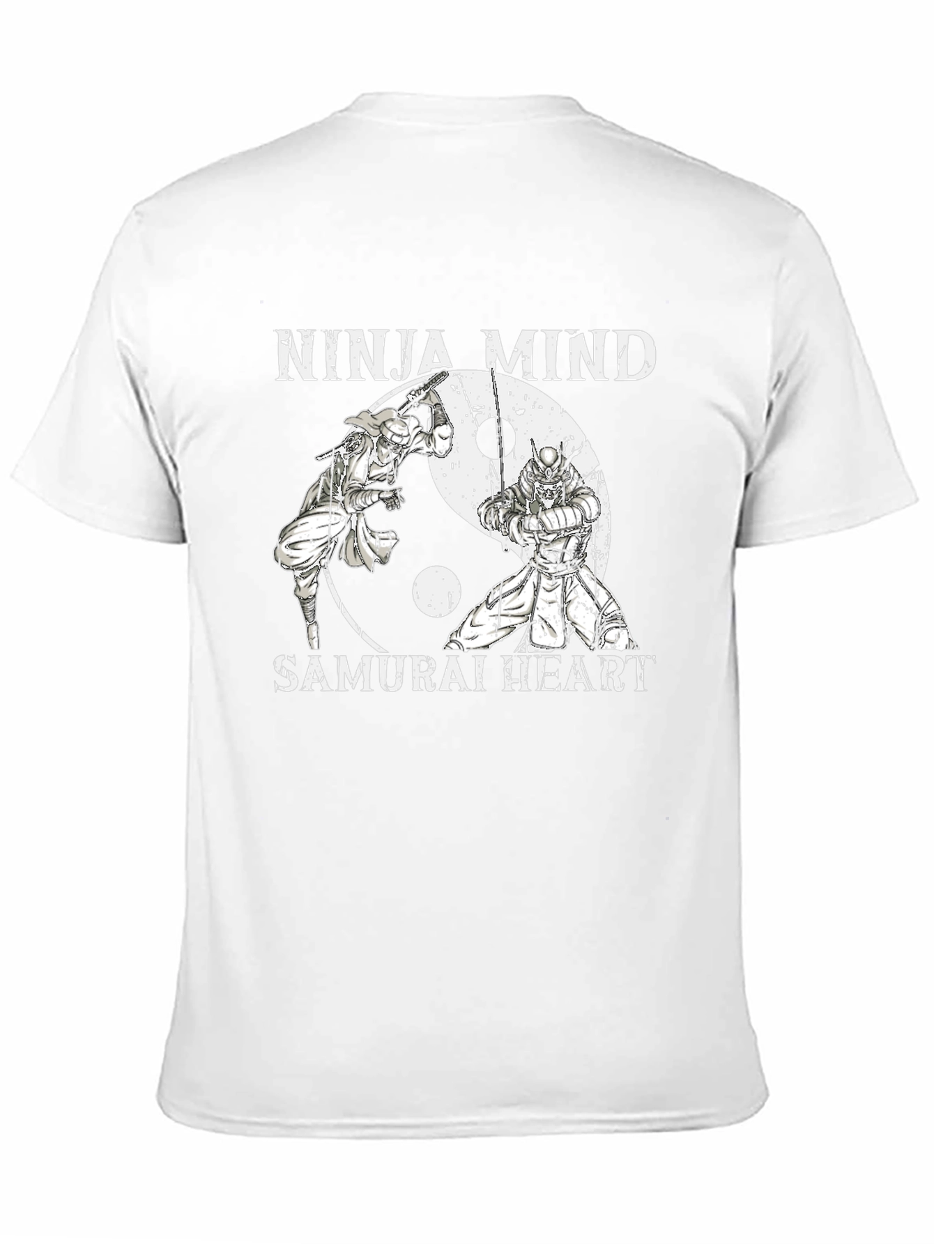 Ninja Mind Samurai Heart Black T-Shirt